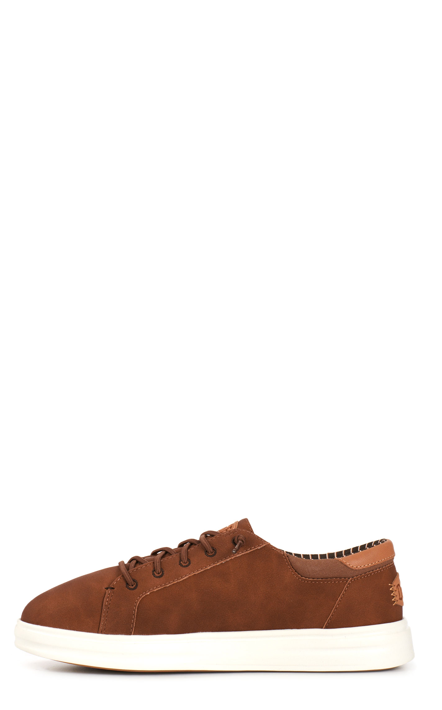 Hey Dude Men's Paul Cognac & White Round Toe Casual Shoes - Image 1
