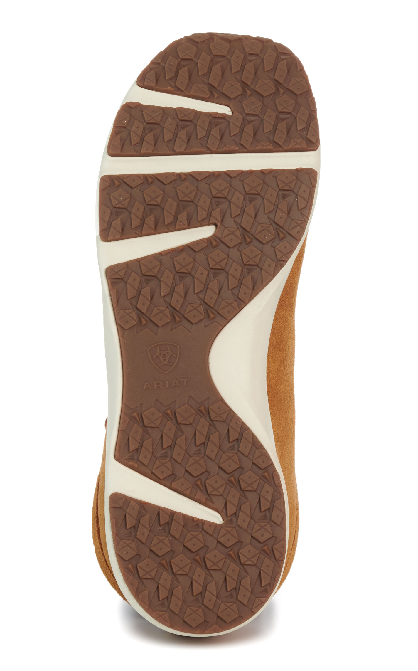 Ariat Men's Spitfire Natural Suede Moc Toe Casual Shoes - Image 1