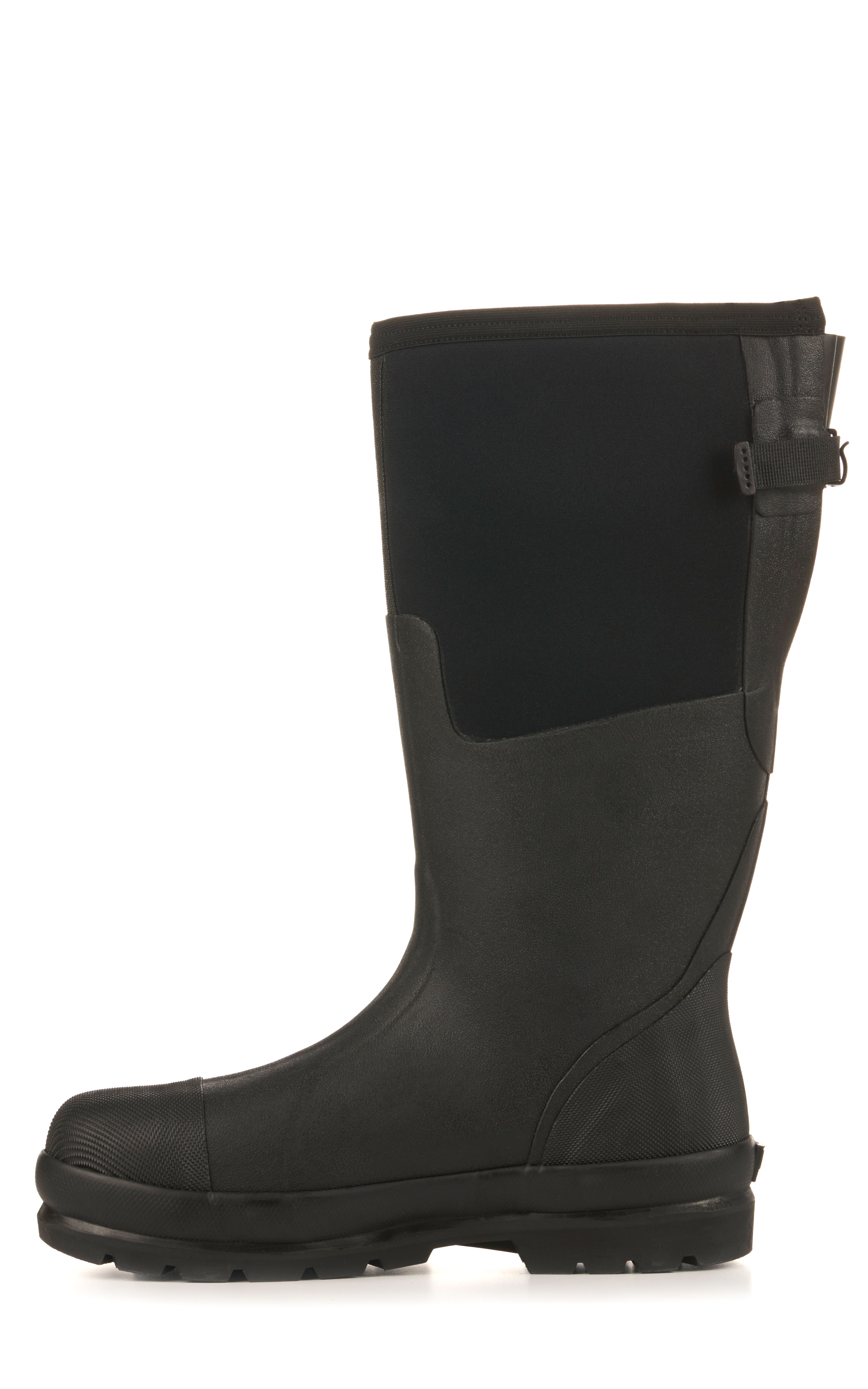 Muck Men's Chore Classic Black Waterproof Round Steel Toe Work Boots - Image 1