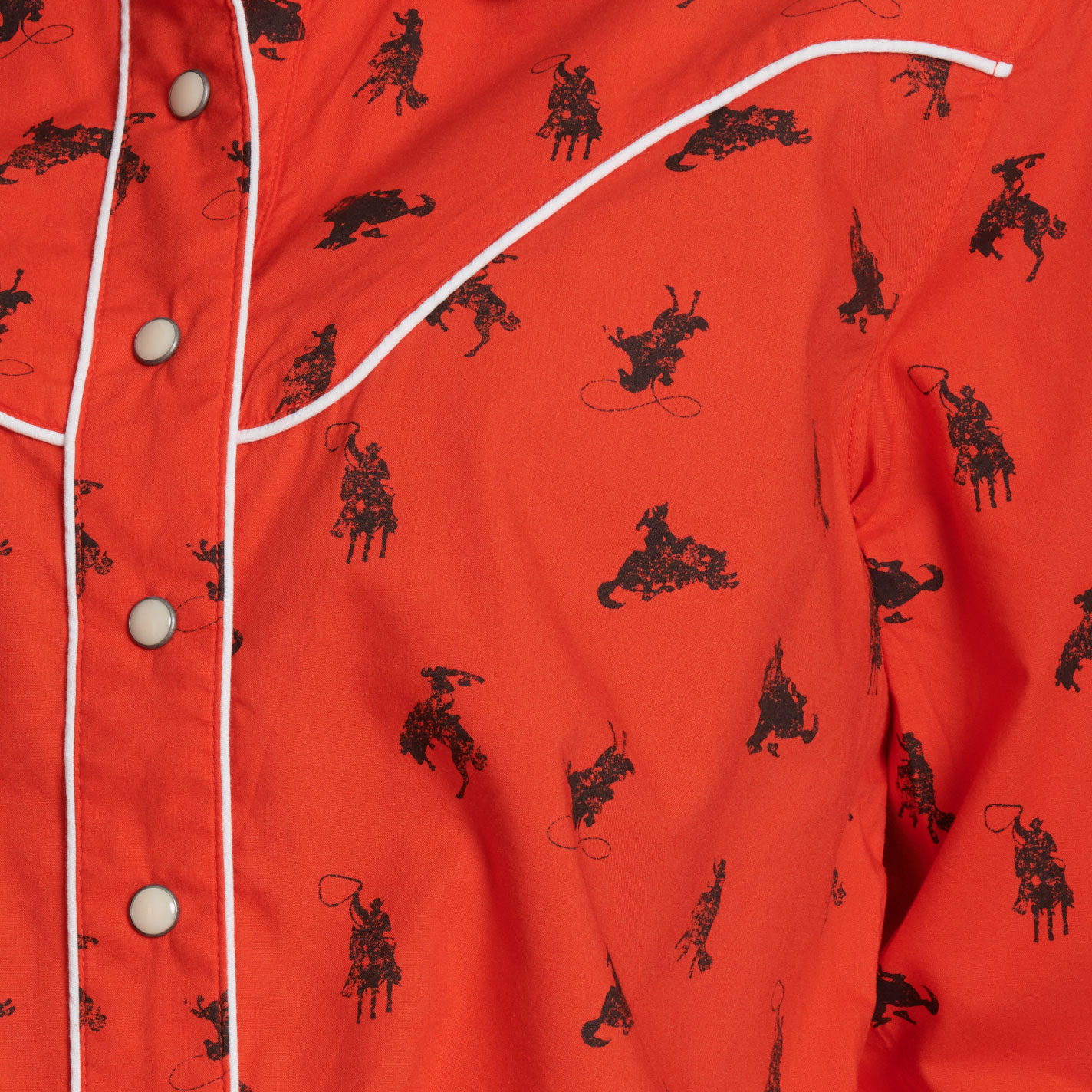Cruel Girl Women's Red & Black Western Print Top - Image 1