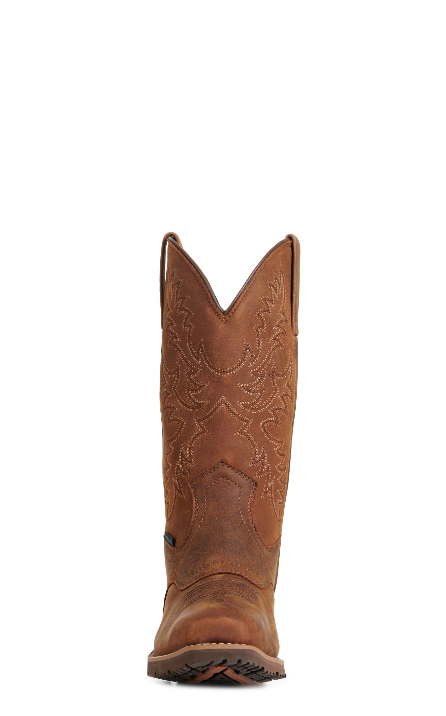 Ariat Men's Hybrid Roughstock Brown Waterproof Square Toe Cowboy Boots - Image 1