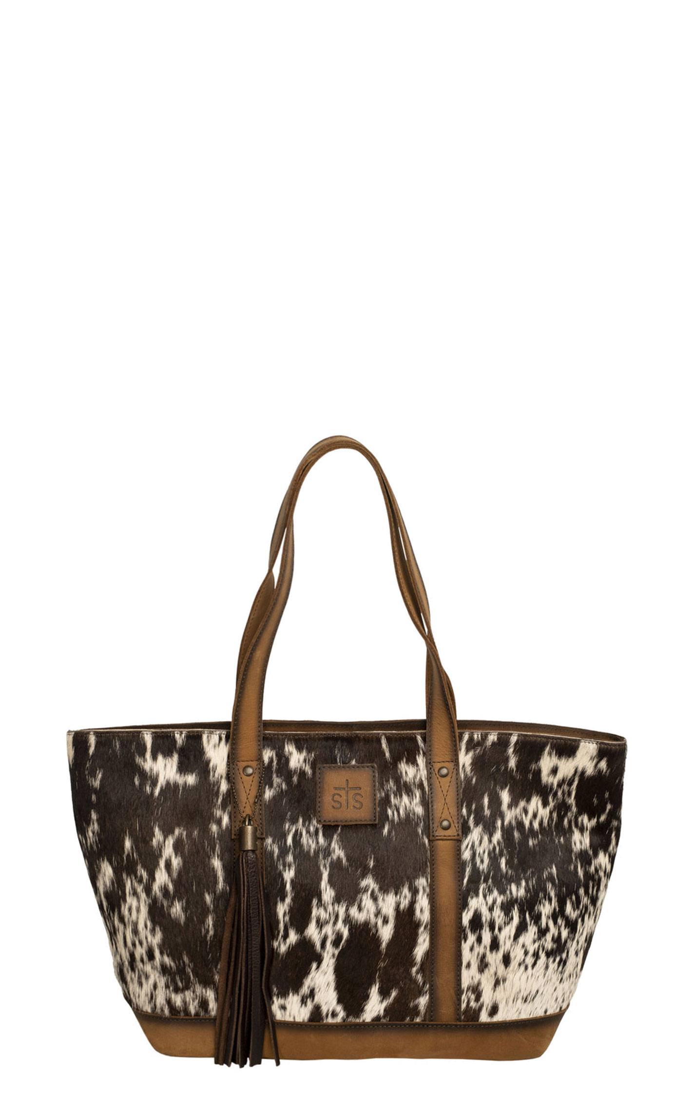 STS Ranchwear Cowhide Hair On Hide Cheyenne Tote Bag - Image 1