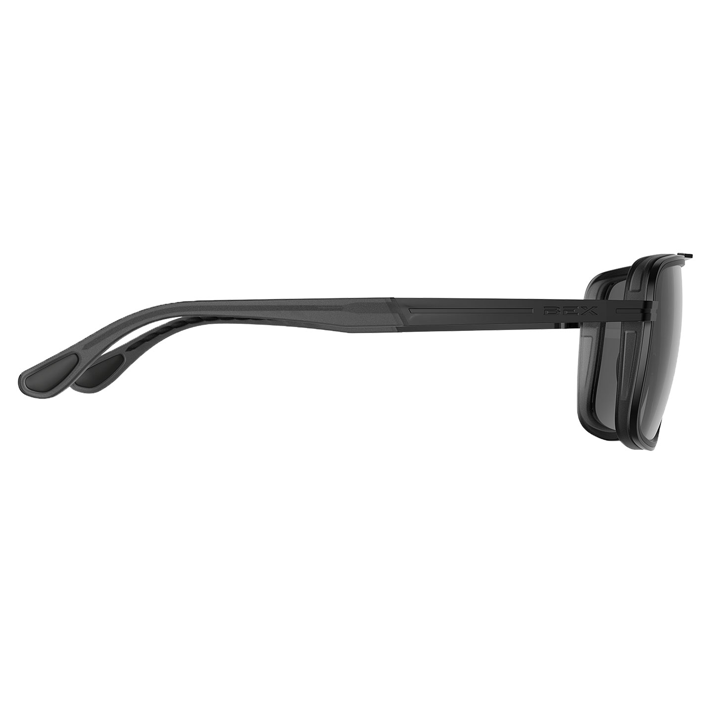 BEX Dusk Matte Black & Charcoal Sunglasses - Image 1