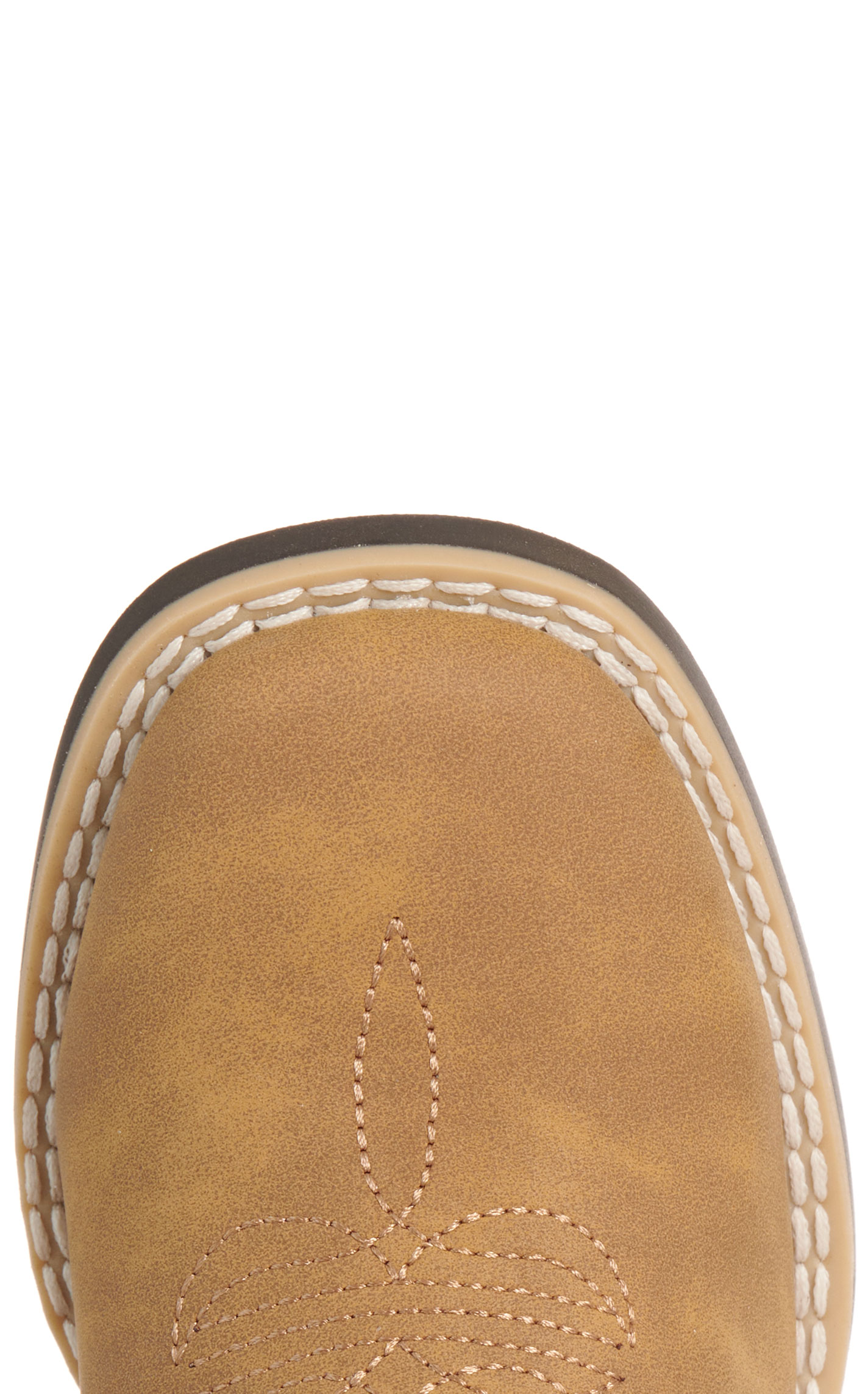 Twister Kid's Jensen Tan & Turquoise Square Toe Boots - Image 1