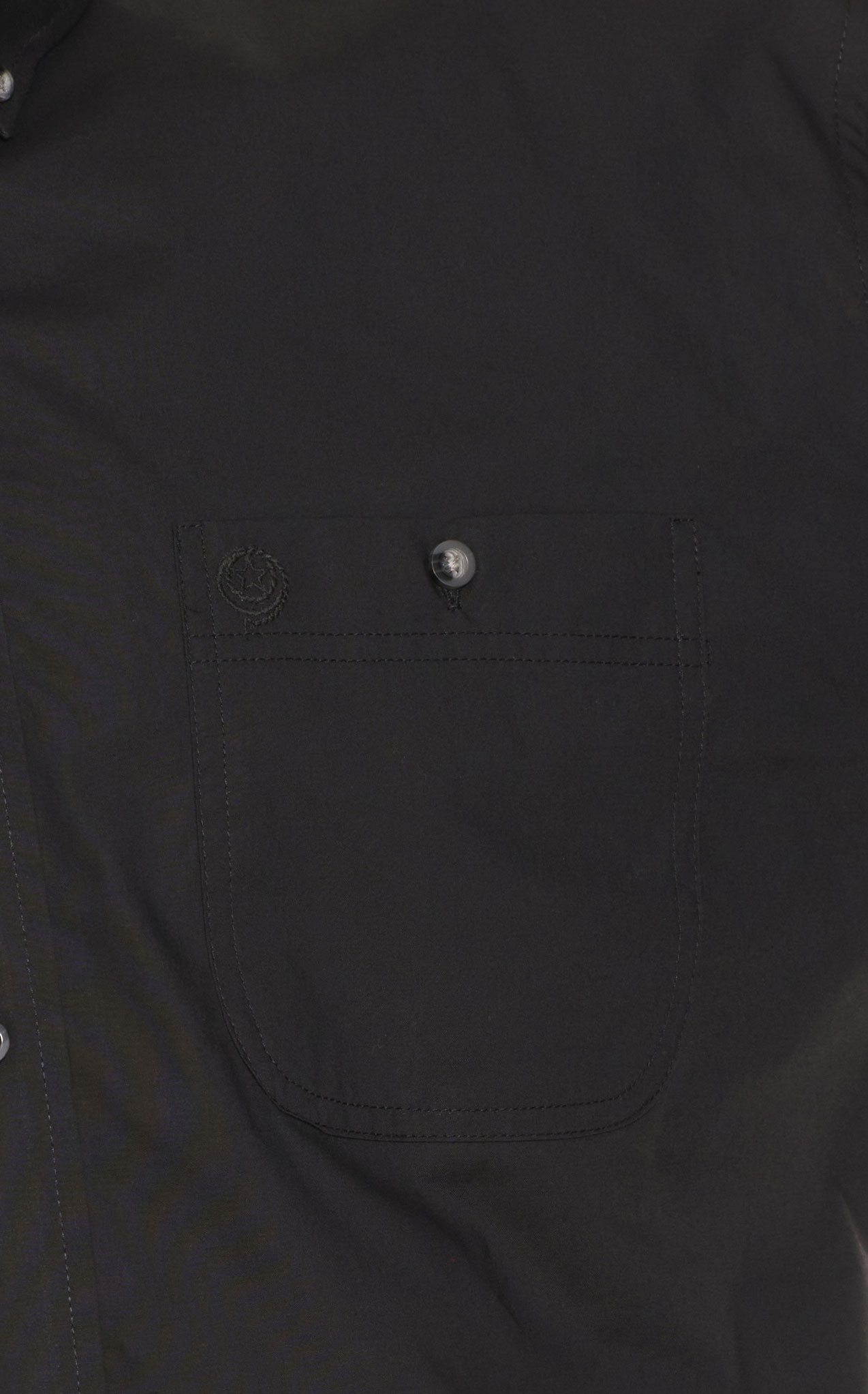 George Strait by Wrangler Men's Solid Black Long Sleeve Western Shirt - Image 1