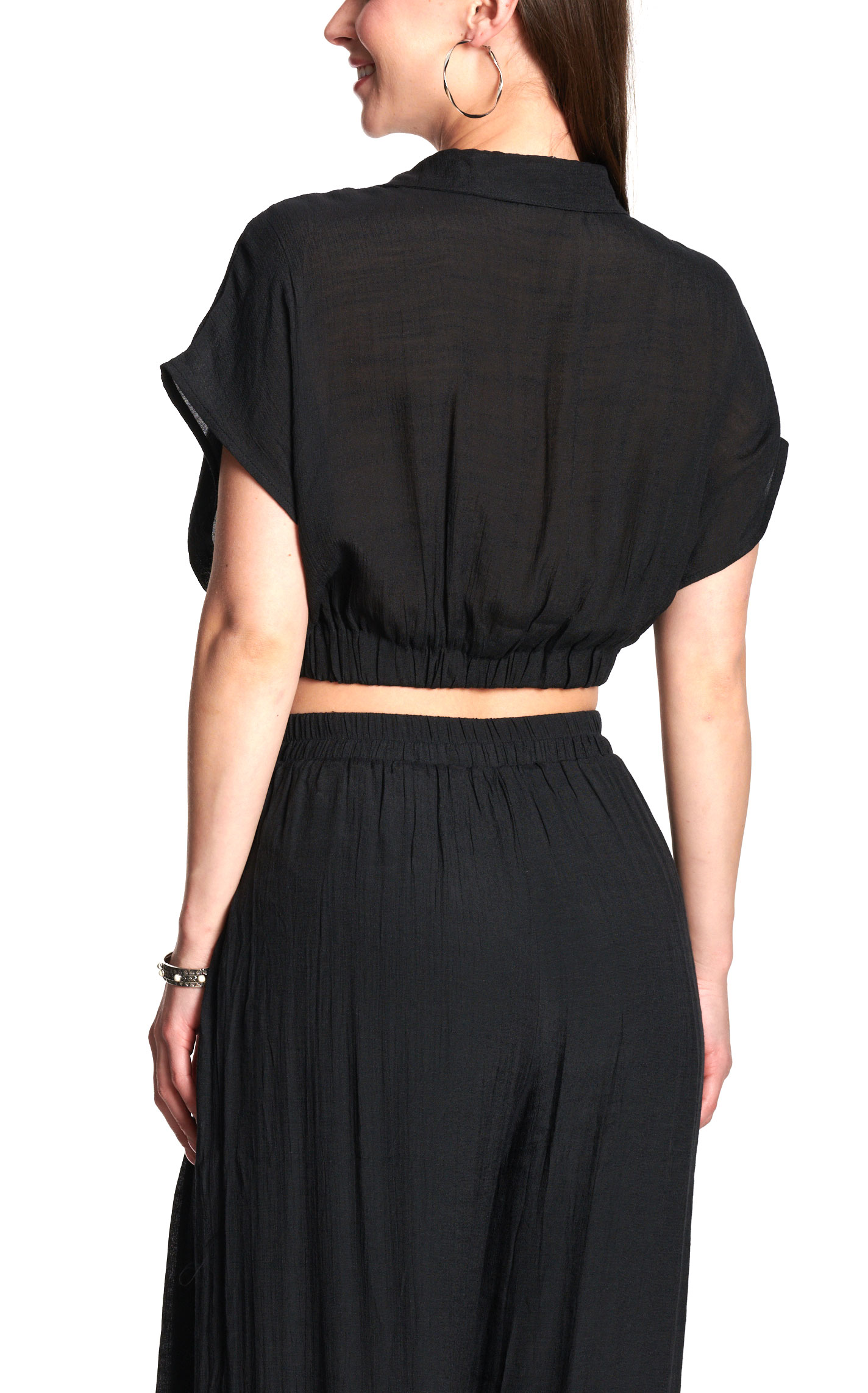 HYFVE Women's Black Crop Top - Image 1