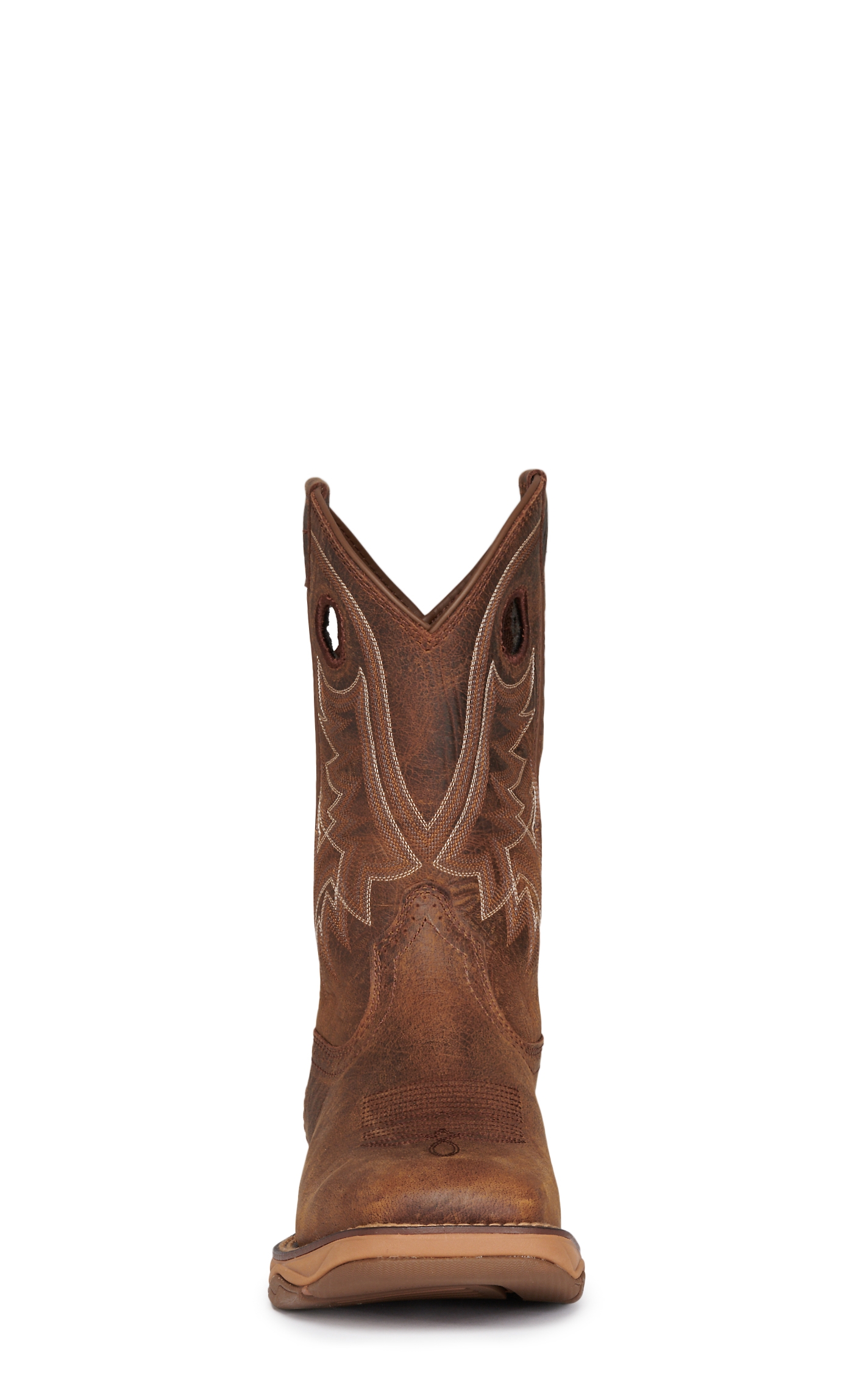 Tony Lama Men's Lopez Rasp Brown Square Toe Work Boots - Image 1