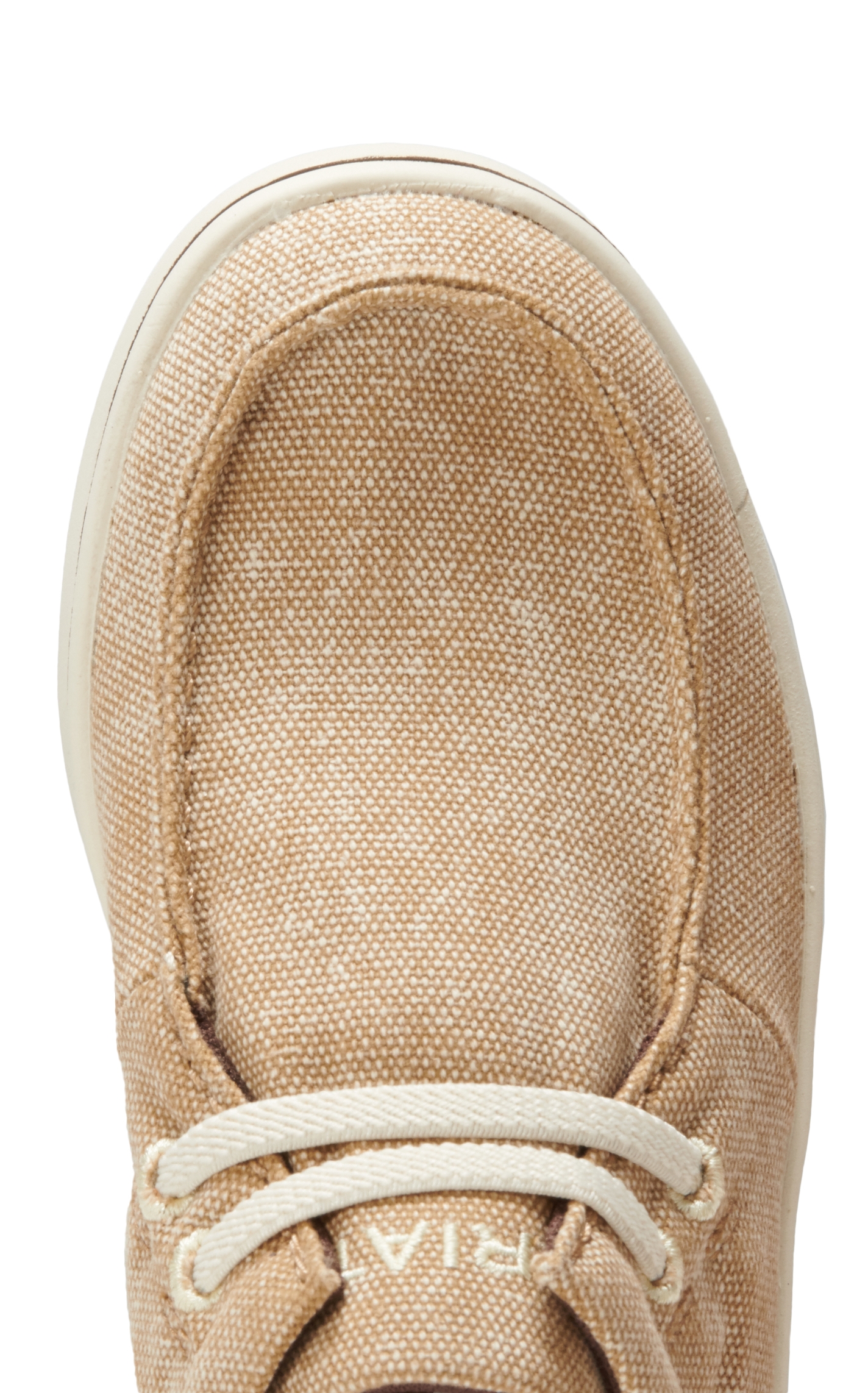 Ariat Youth Hilo Washed Tan Canvas Lace Up Casual Shoes - Image 1
