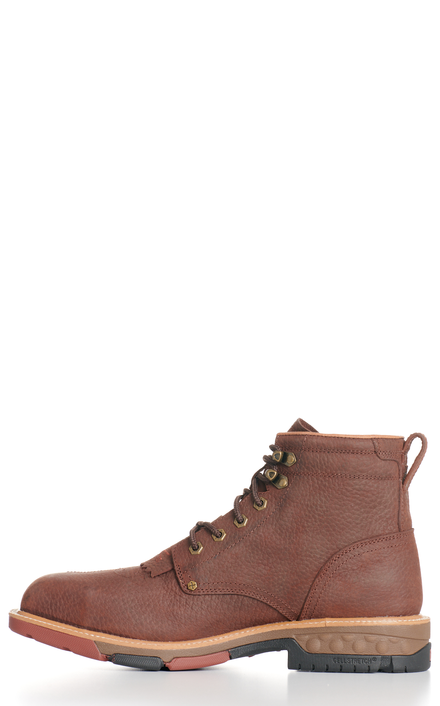 Twisted X Men's Clove Brown Waterproof Wide Square Nano Composite Toe Lace Up Work Boots - Image 6