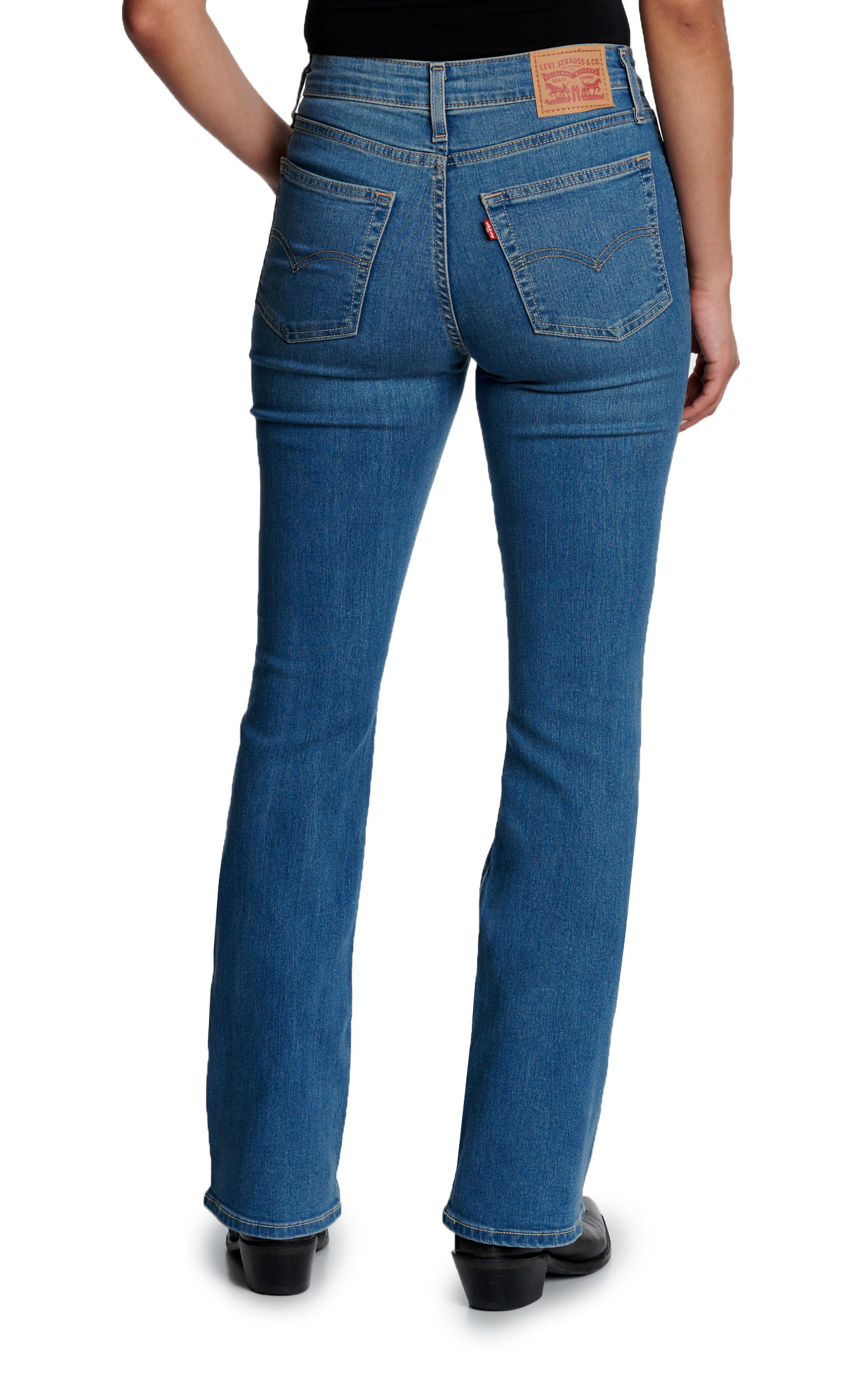 Levi's Women's 725 Eternal Indigo High Rise Bootcut Jeans - Image 1