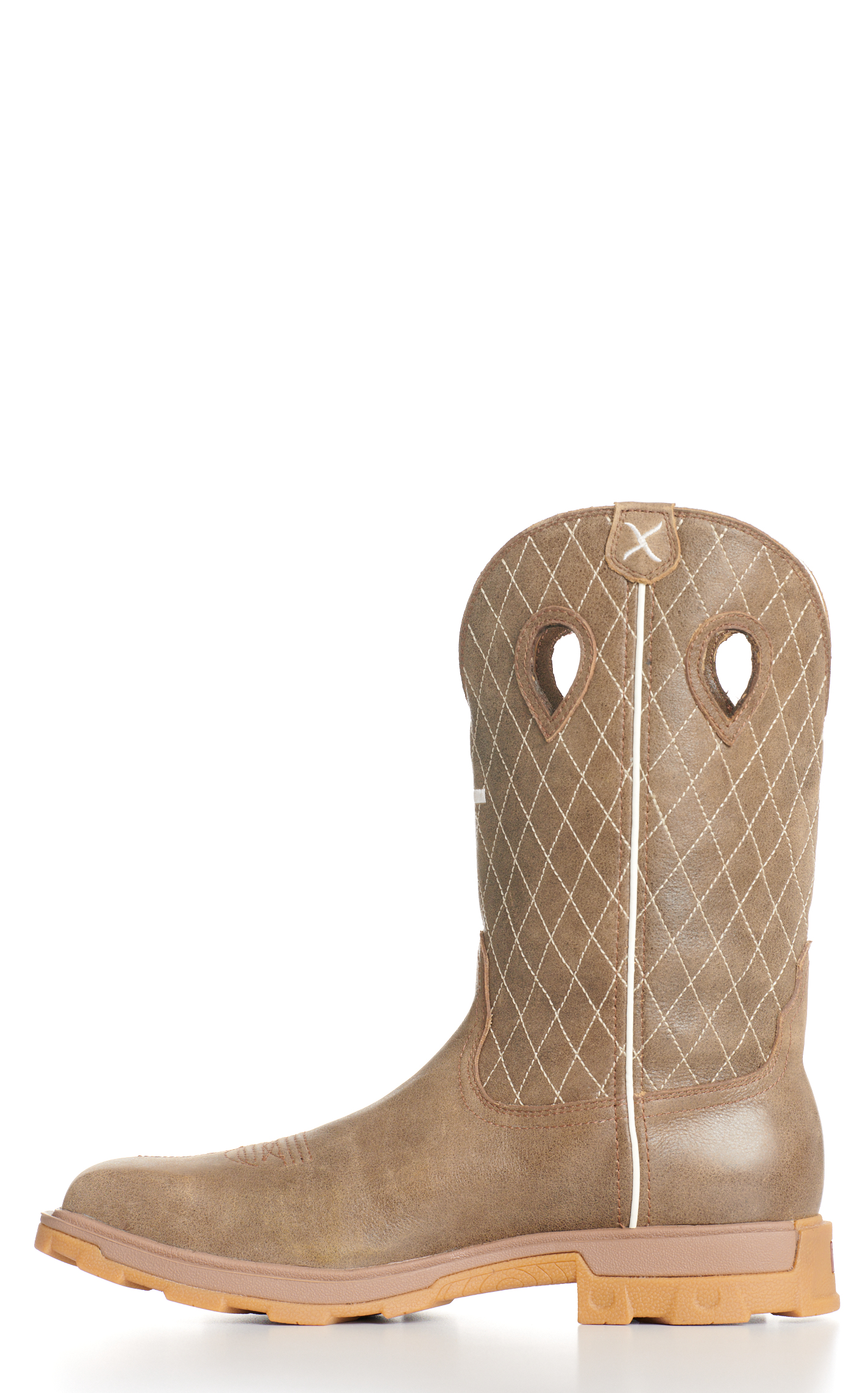 Twisted X Men's Bomber Brown with Cross UltraLite X Wide Square Nano Composite Toe Work Boots - Image 4