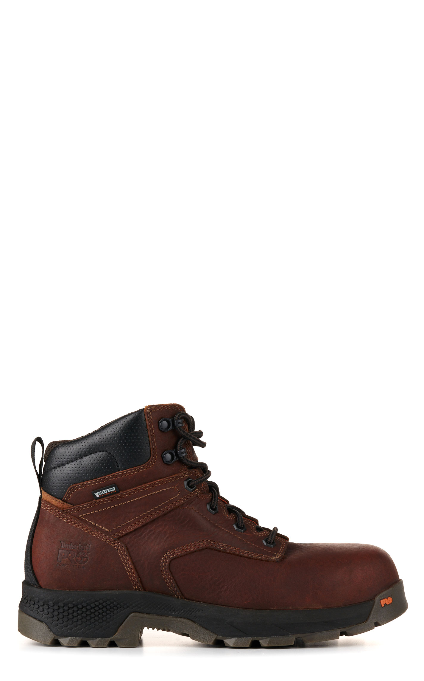 Timberland Pro Men's TiTAN Trailblazer Brown Waterproof Wide Square Composite Toe 6\