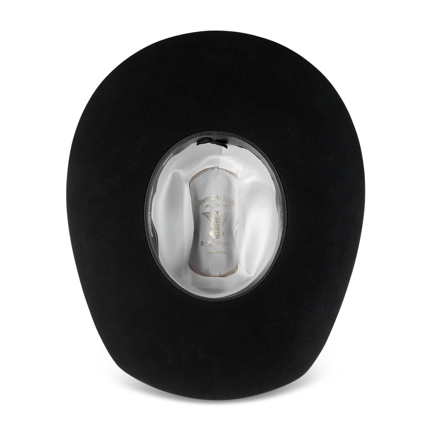 American Hat Co. Black Rancher 10X Felt Cowboy Hat - Image 2
