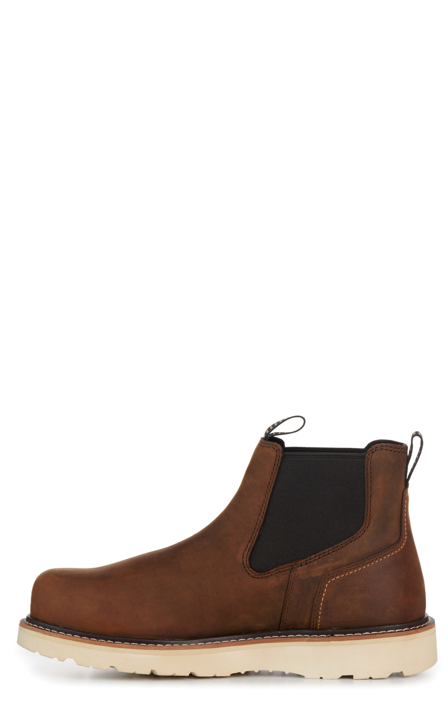 Ariat Rebar Men's Brown Wedge Chelsea Waterproof Round Toe Work Boots - Image 1