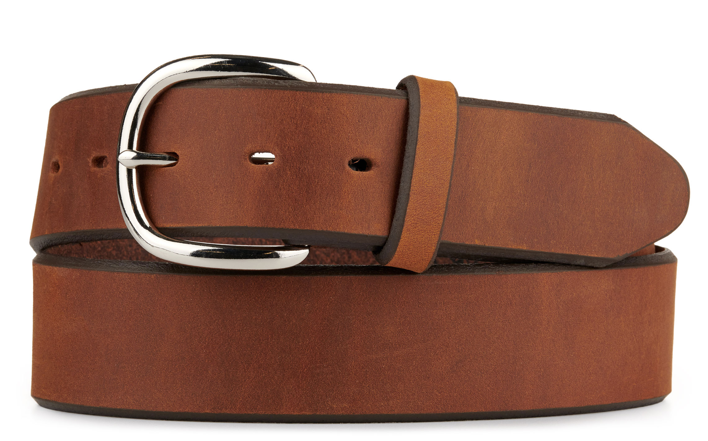 Tony Lama Men's Brown Leather Heritage Western Belt - Image 1