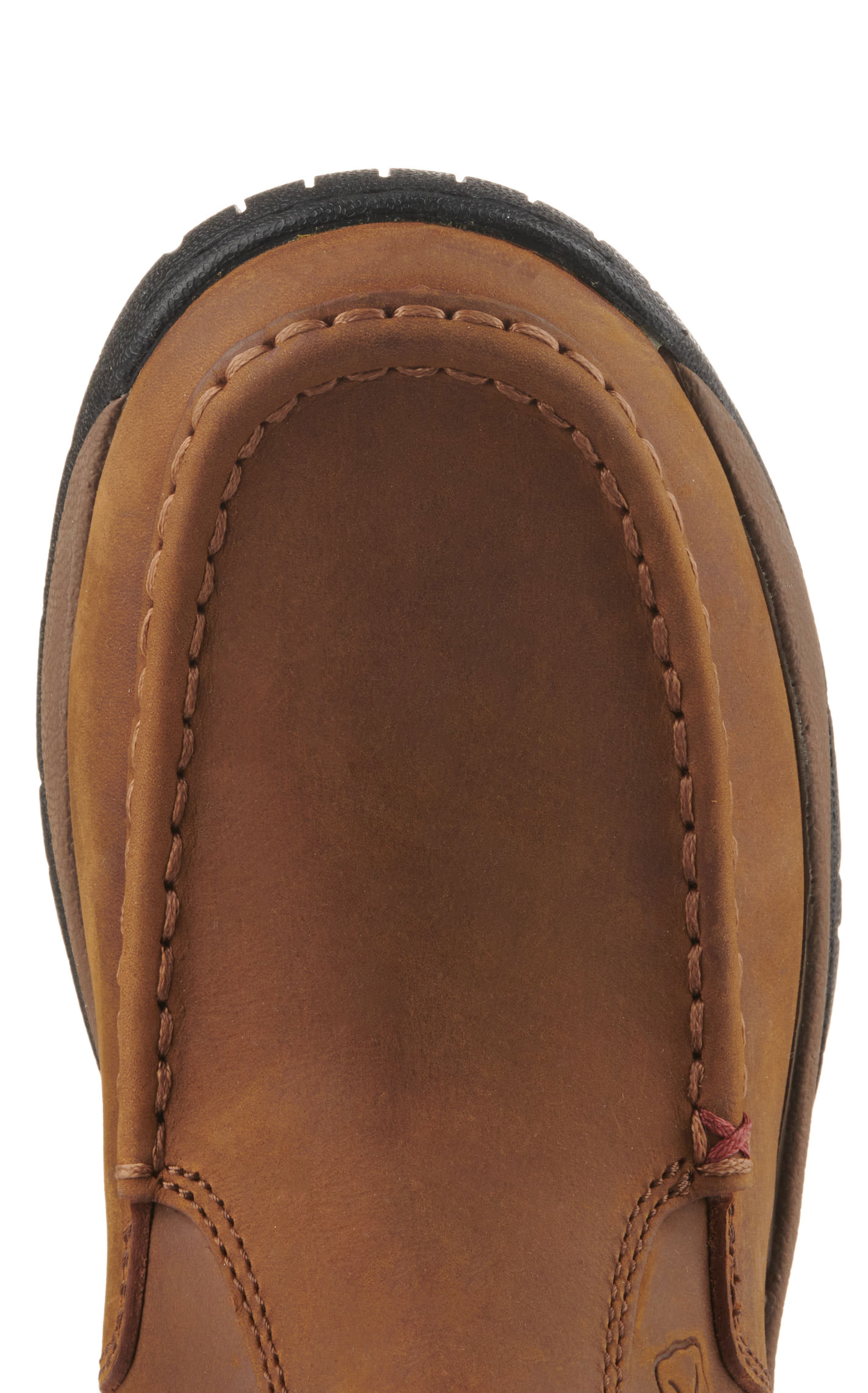 Twisted X Women's Pecan Brown Cell Stretch Round Toe Chelsea Work Boots - Image 1