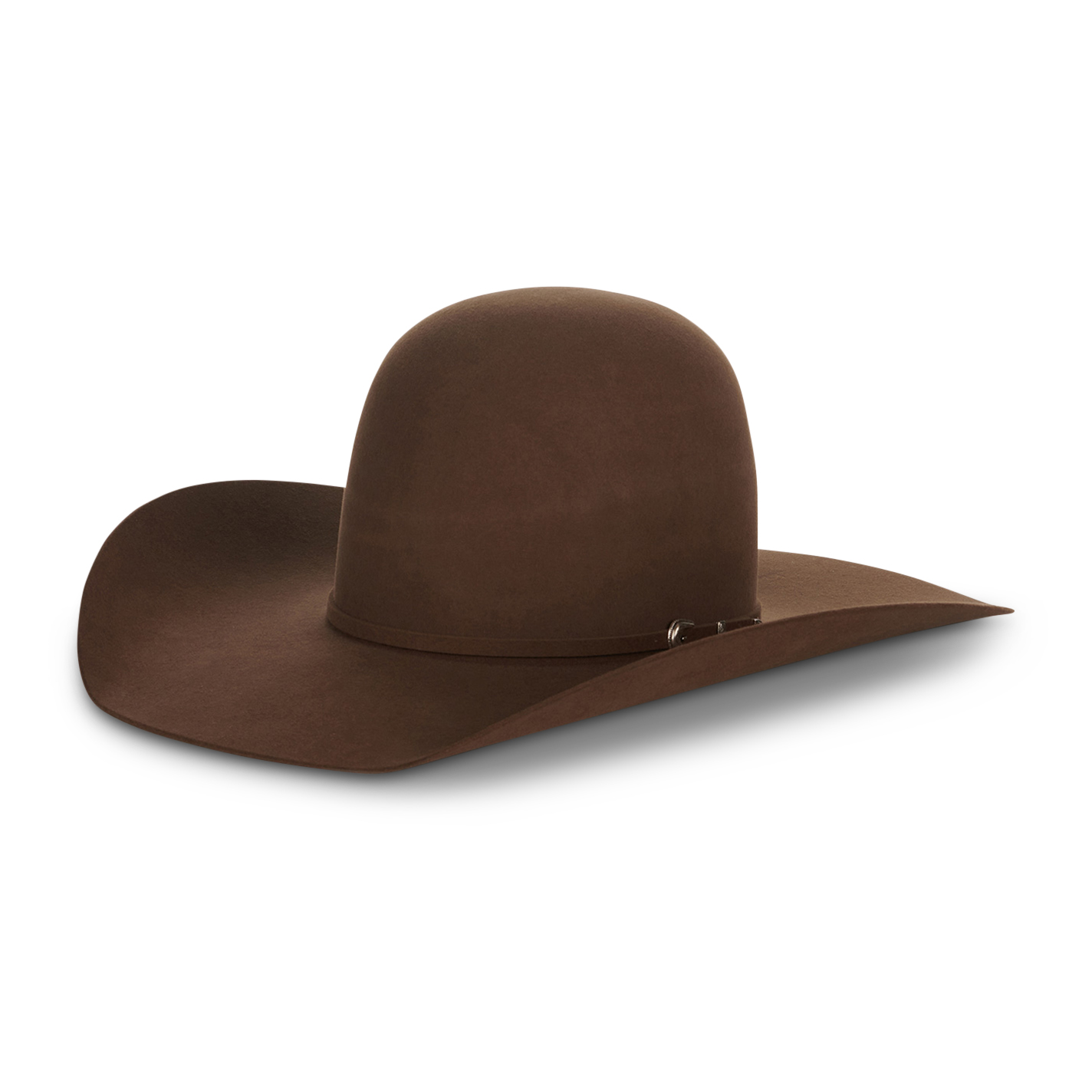 Rodeo King 10X Tan Open Crown Felt Cowboy Hat - Image 1