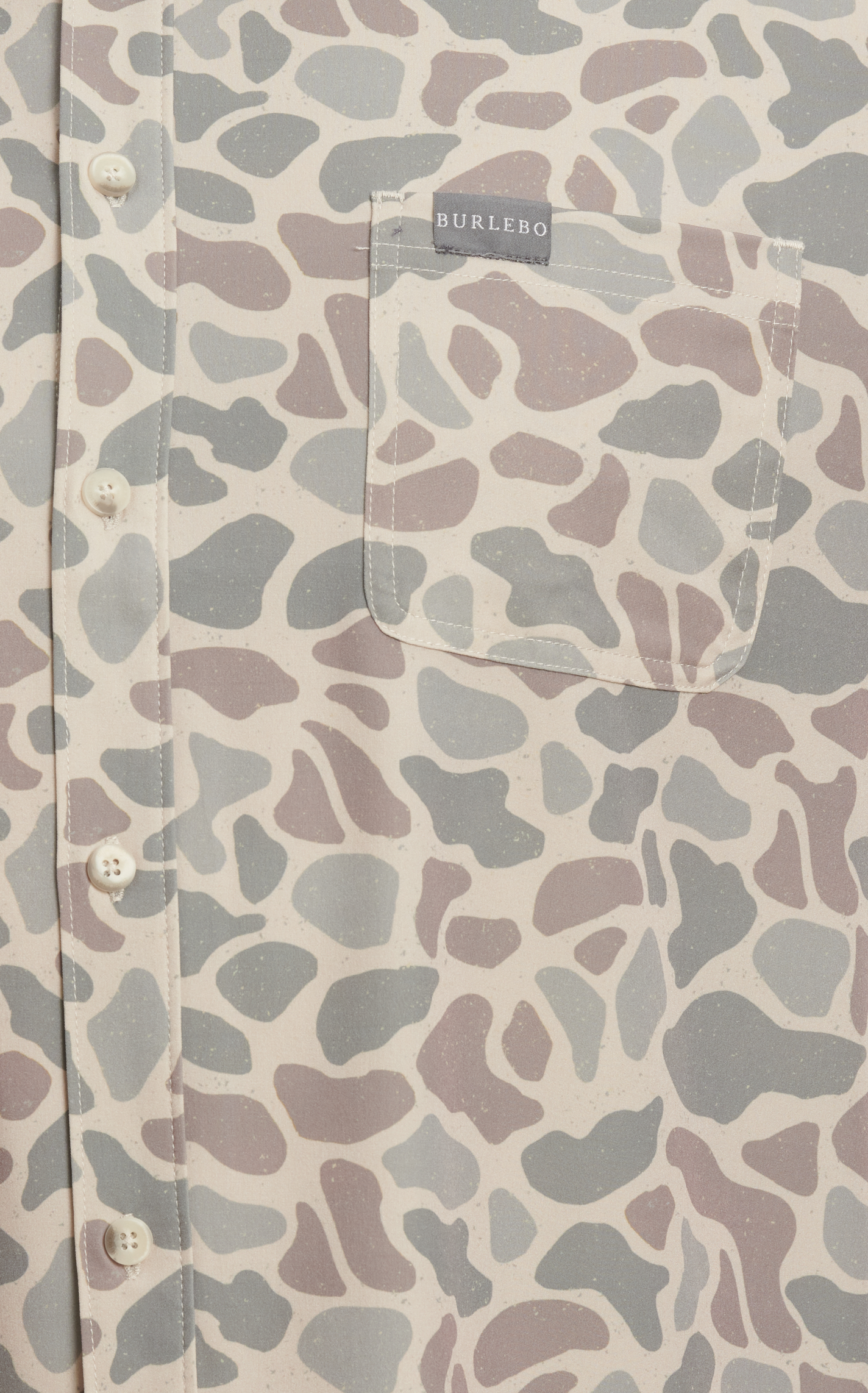 BURLEBO Men's Deer Camo Performance Shirt - Image 1