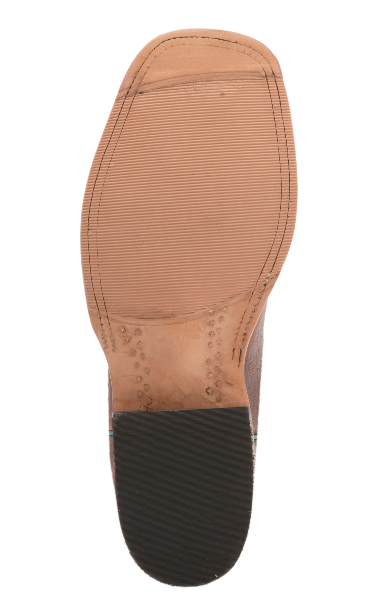 Anderson Bean Men's Tobacco Yeti and Brass Explosion Square Toe Cowboy Boots - Image 1