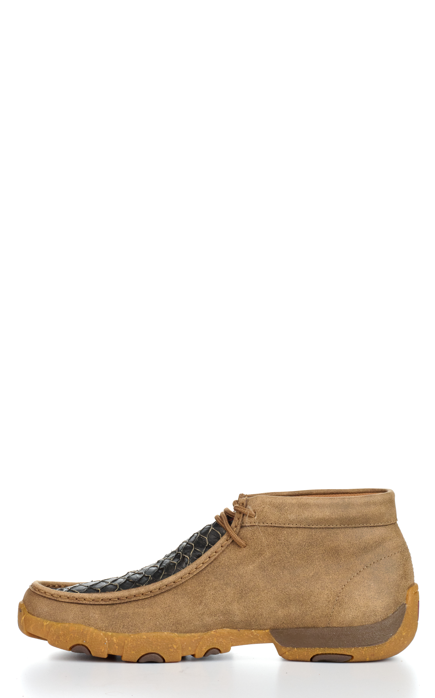 Twisted X Men's Brown Bomber with Black Sea Bass Insert Chukka Driving Moc Casual Shoe - Image 1