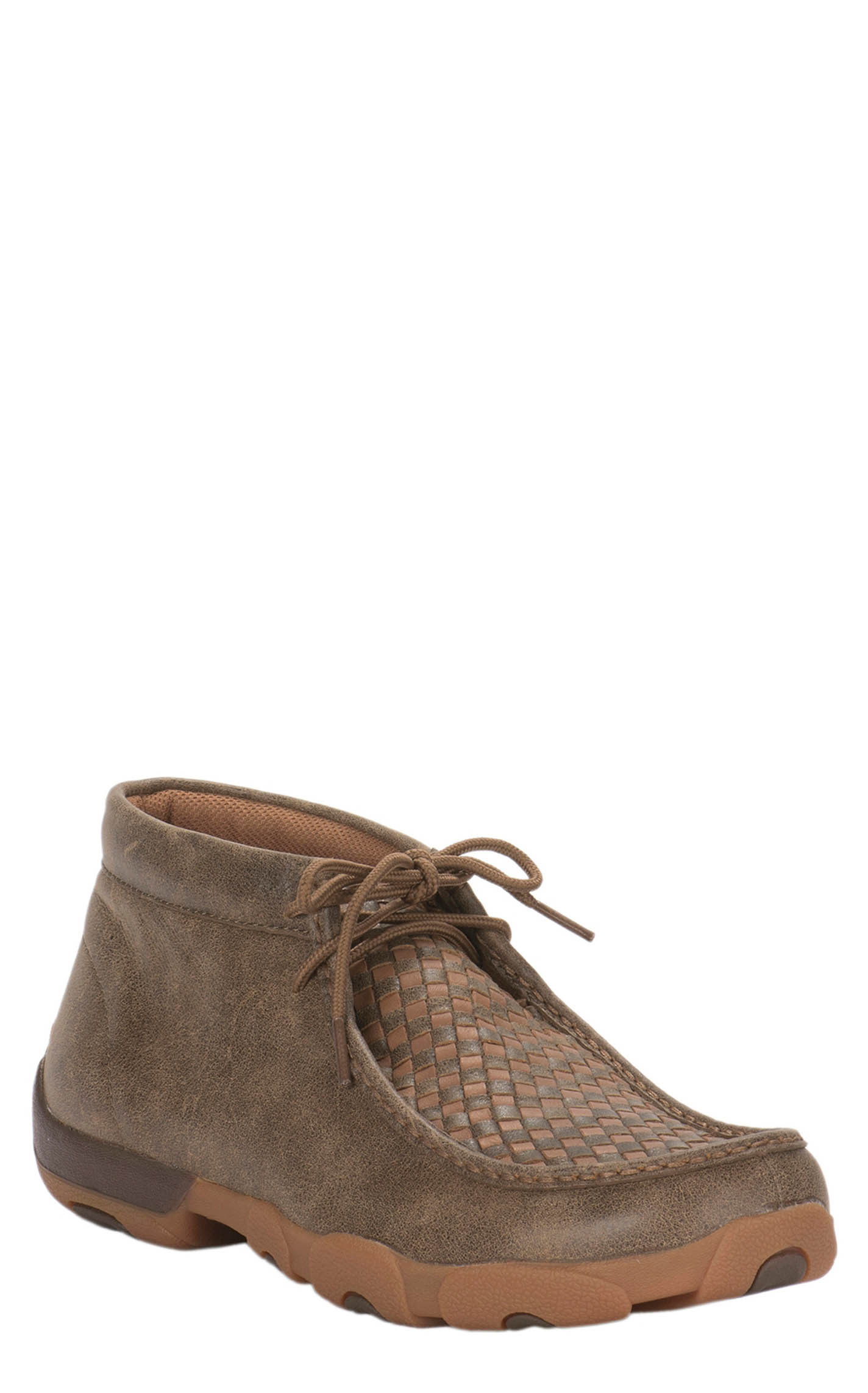 Twisted X Men's Bomber Basketweave Driving Moccasin Casual Shoes - Image 1
