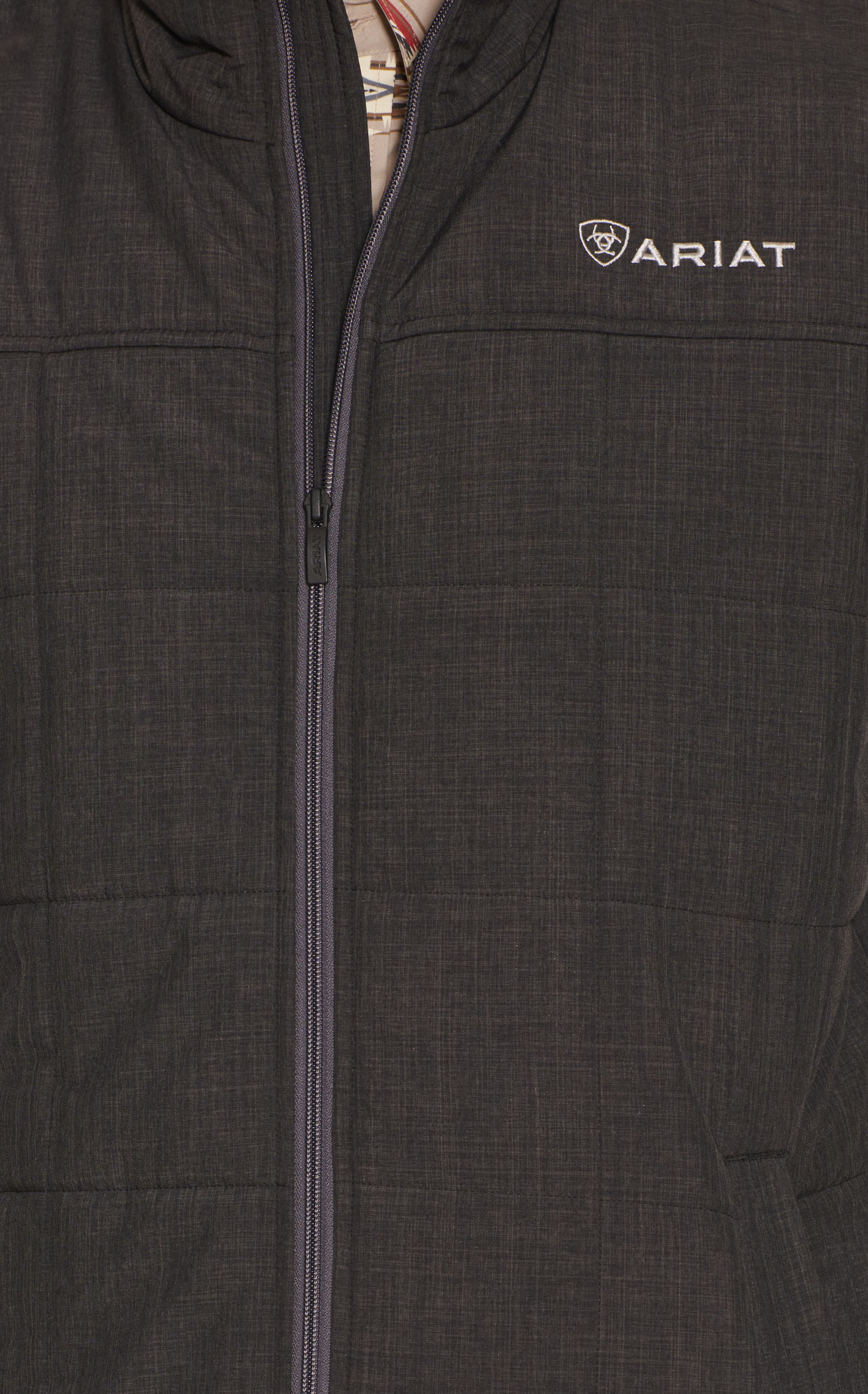 Ariat Men's Phantom Gray Insulated Vest - Image 1