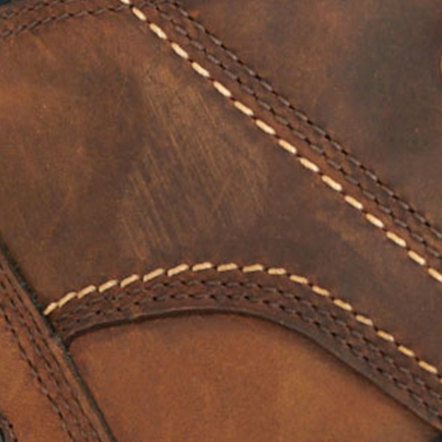 Ariat Men's Rebar Wedge Distressed Brown Moc Toe 6\