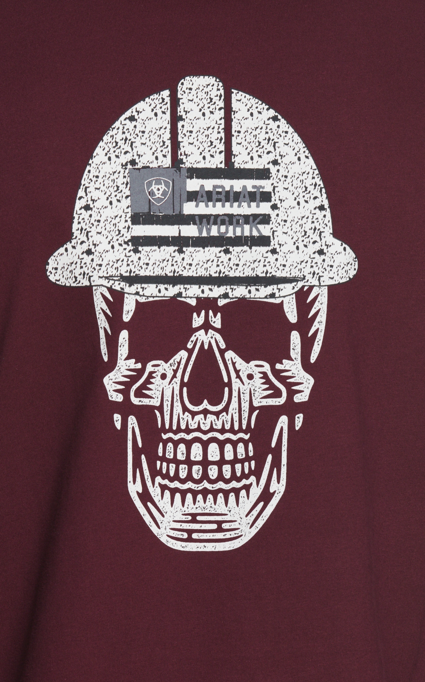 Ariat Men's Malbec Roughneck Skull Logo Long Sleeve FR T-Shirt - Image 2