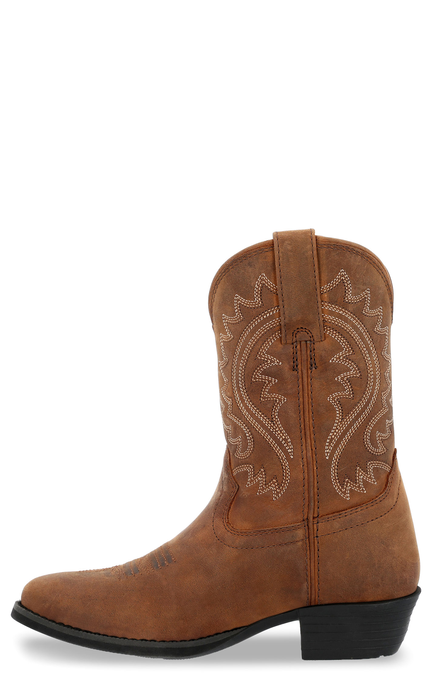 Durango Youth Brown Shyloh Round Toe Cowboy Boots - Image 1