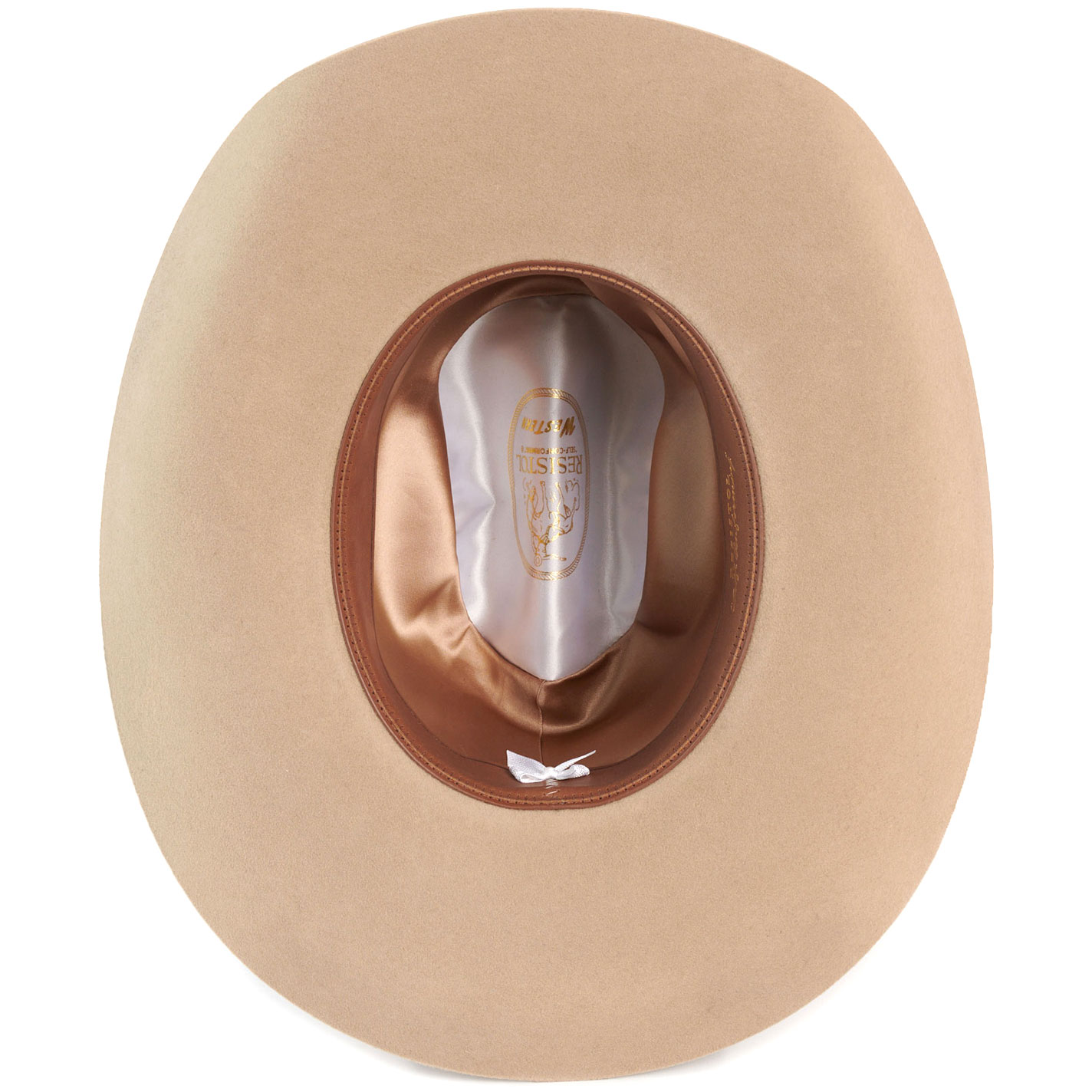 Resistol Silver Sand 4X Bison Cattleman Felt Cowboy Hat - Image 2