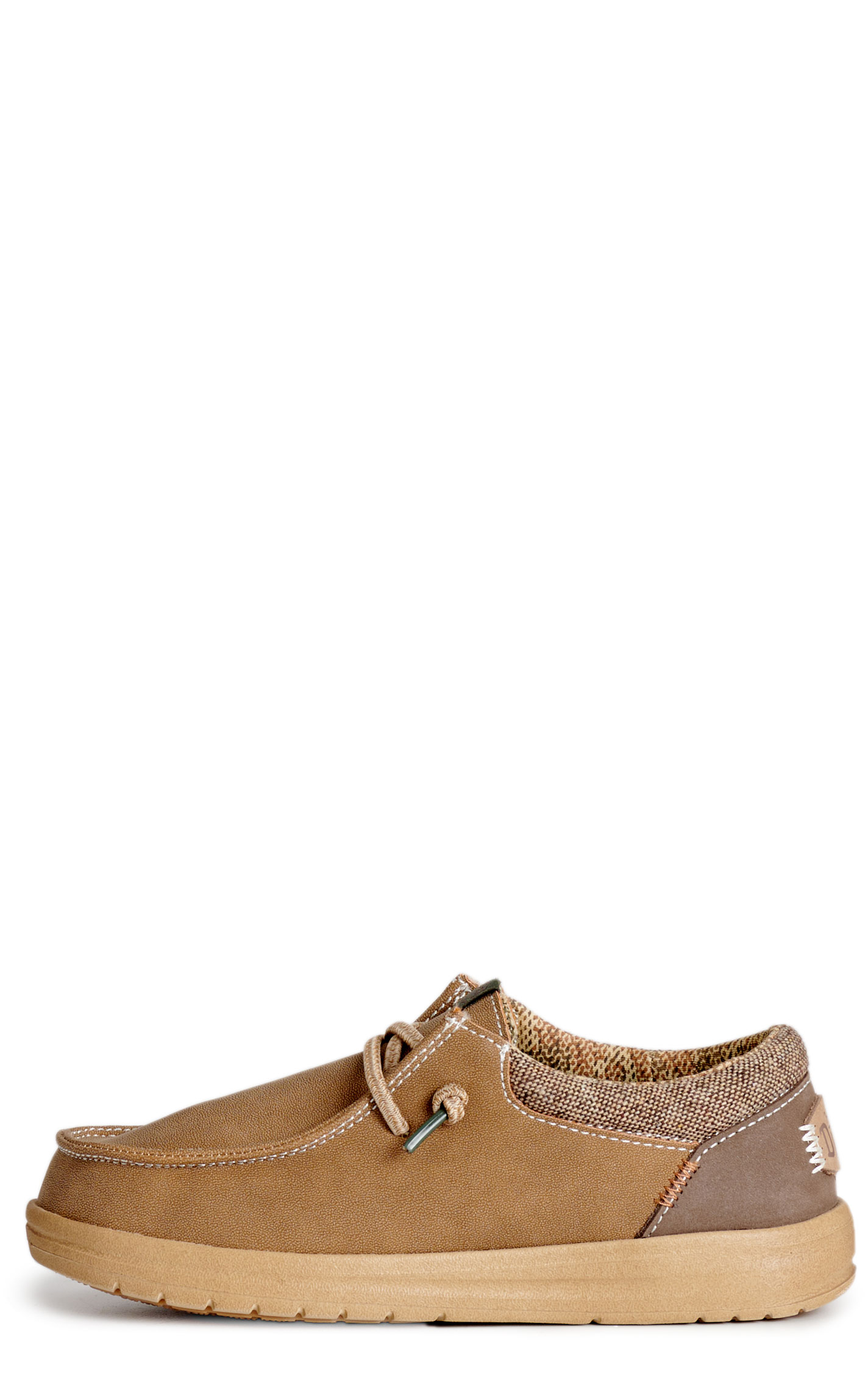 Hey Dude Boy's Paul Chestnut Lace Moc Toe Casual Shoes - Image 1