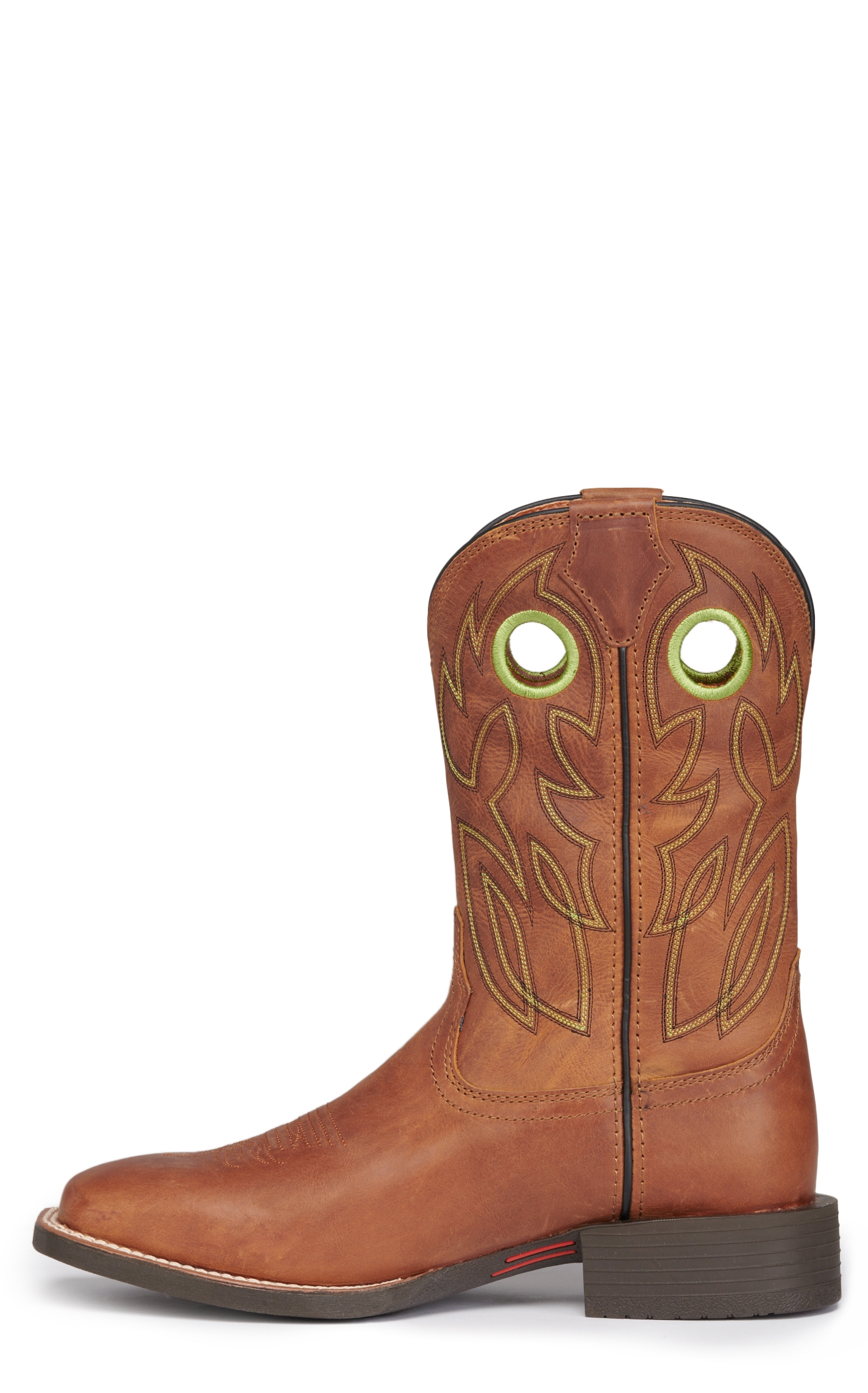 Justin Men's Bowline Hazel Tan Square Toe Cowboy Boots - Image 1