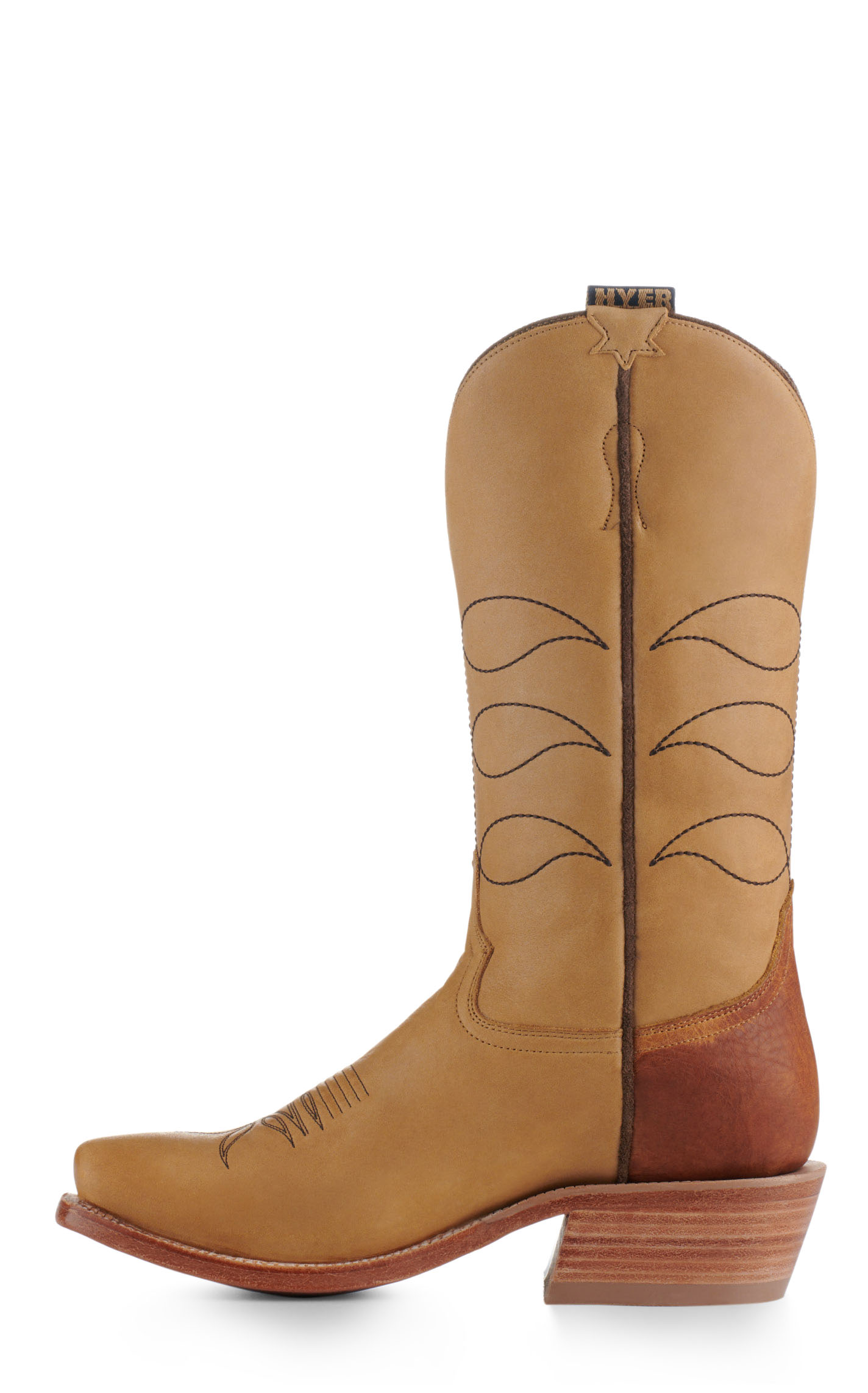 Hyer Men's Maize Sunrise Retan Punchy Square Toe Cowboy Boots - Image 1