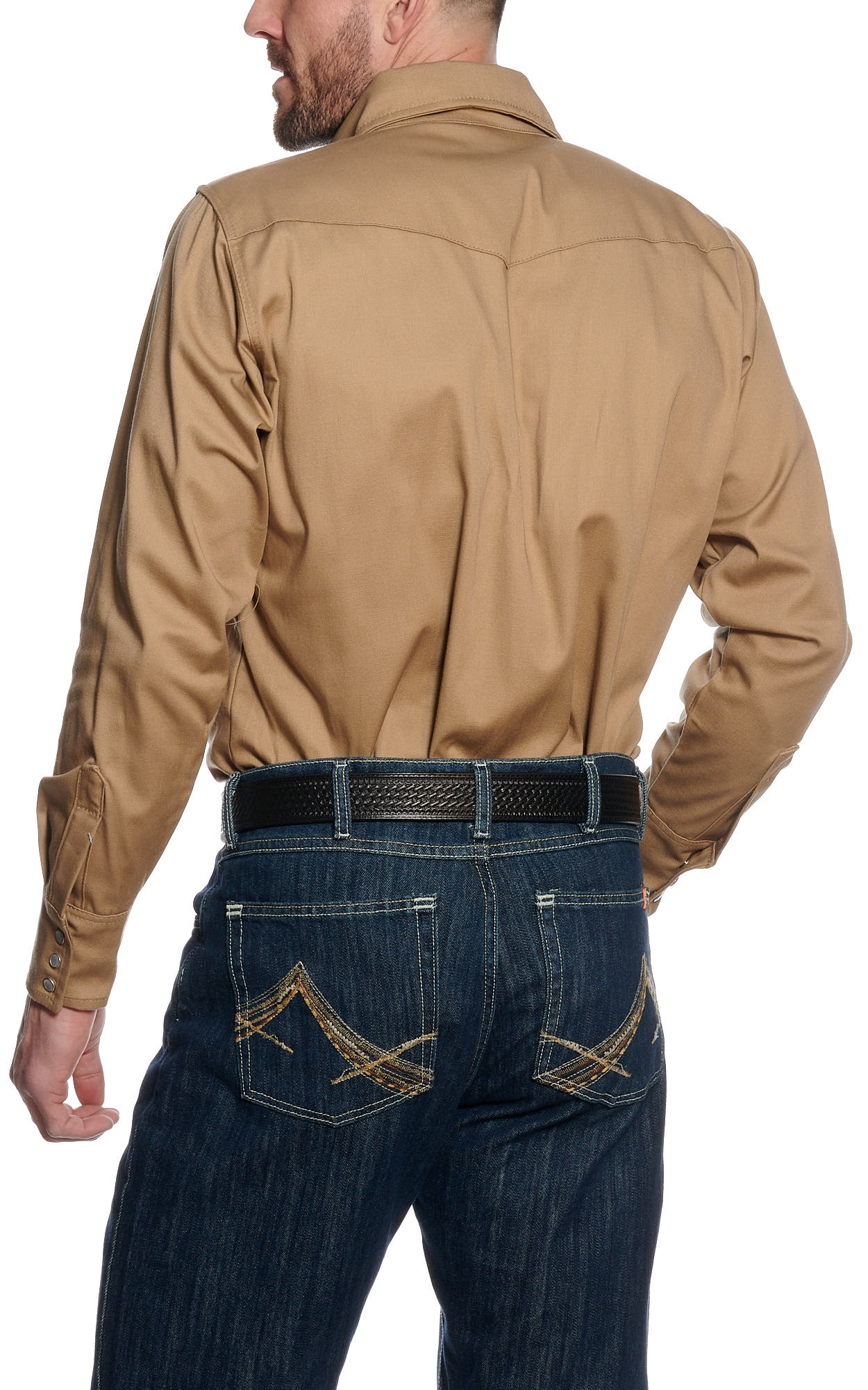 Lapco Khaki FR Work Shirt - Big & Tall - Image 1