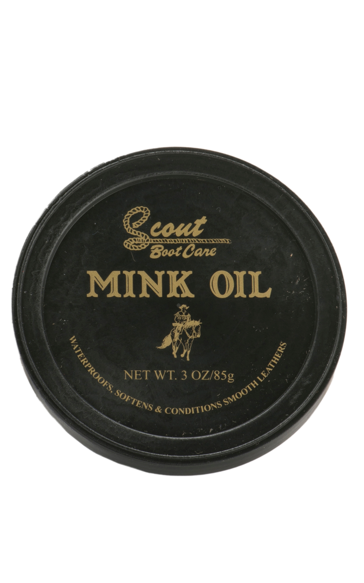 Scout Boot Care Mink Oil 3oz Container - Image 1