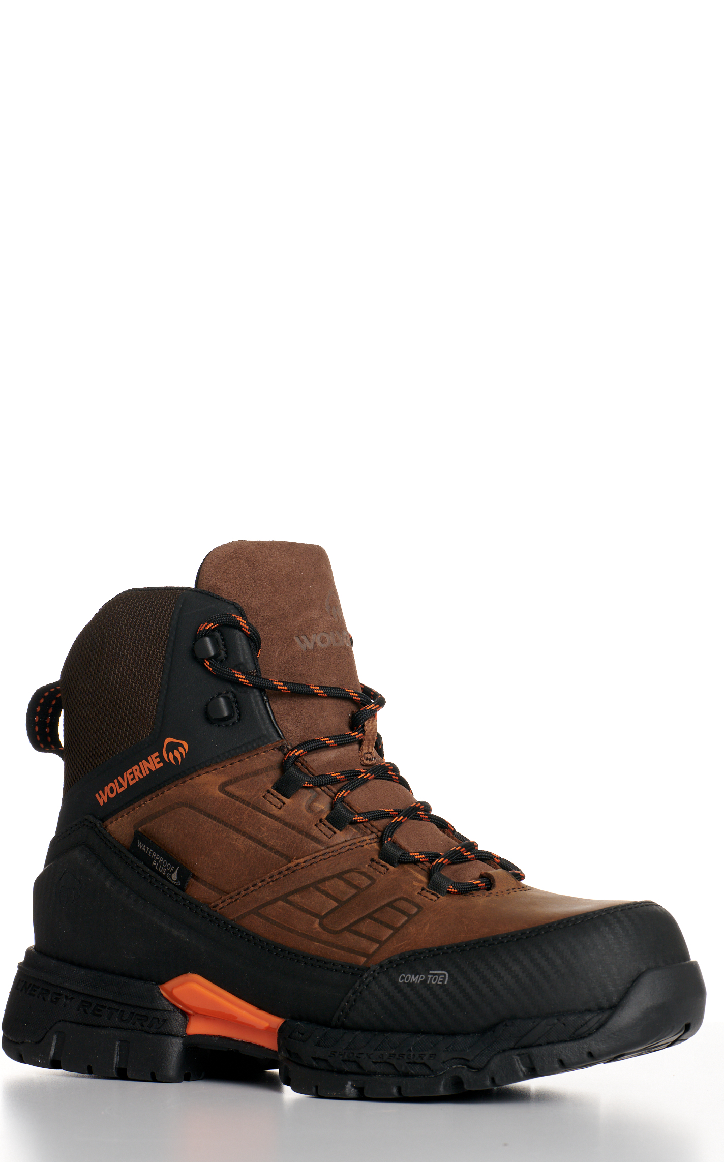 Wolverine Men's Surge LX Brown CarbonMax Round Composite Toe Work Boot - Image 3