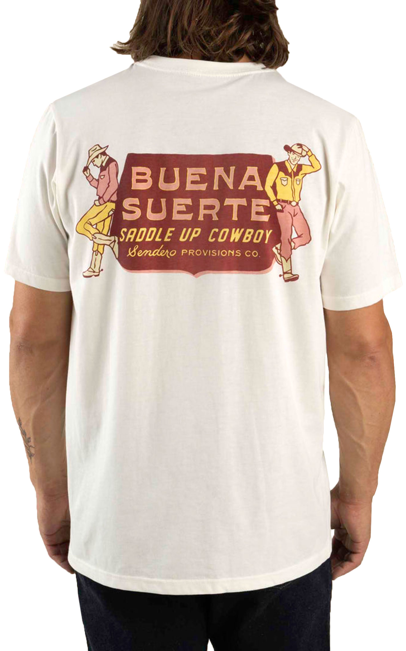 Sendero Provisions Co Men's White Buena Graphic T-Shirt - Image 1