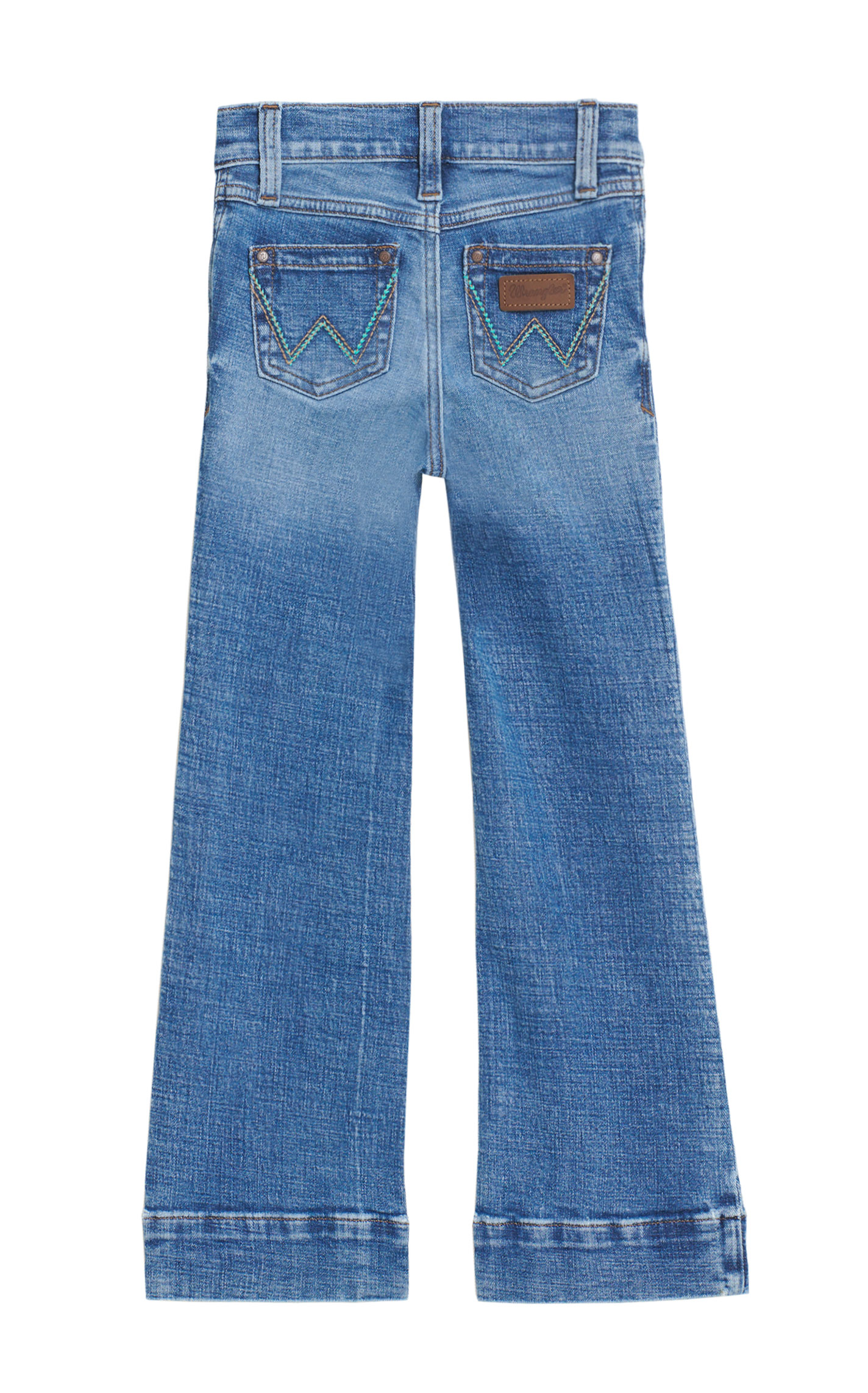 Wrangler Girl's Embry Medium Wash Trouser Jeans - Image 1