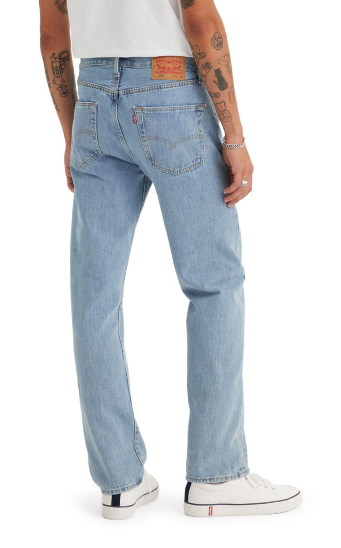 Levi's Men's 501 Original Fit Light Stonewash Jeans - Image 1