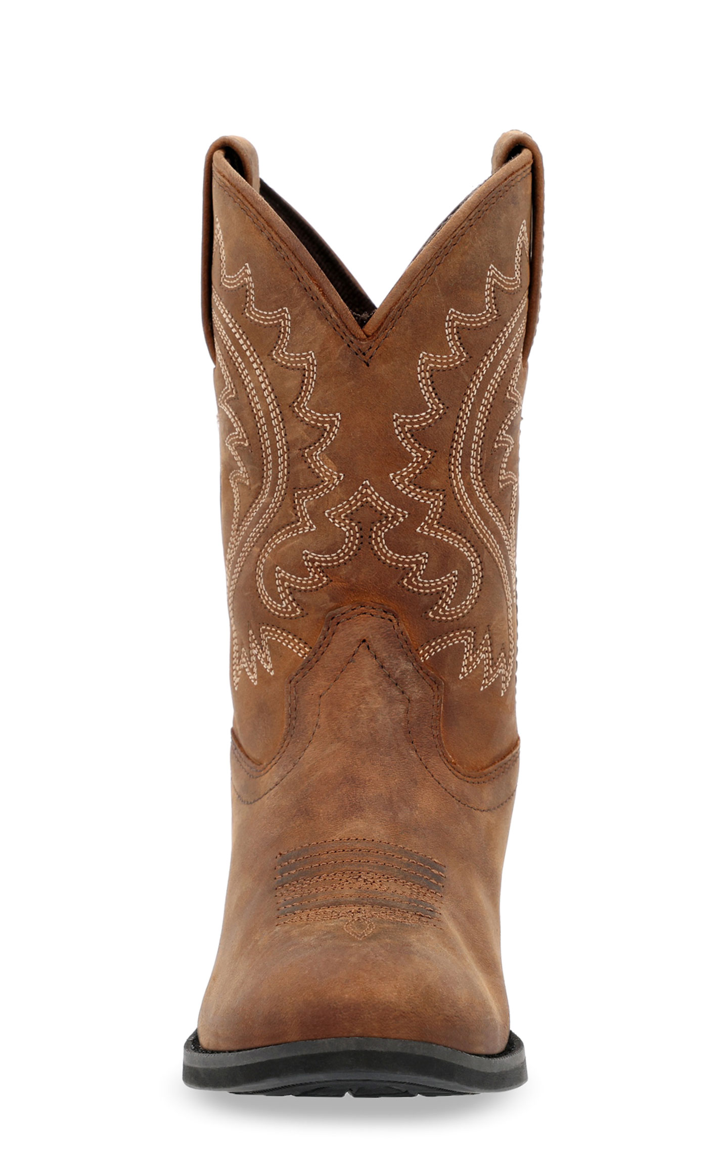 Durango Youth Brown Shyloh Round Toe Cowboy Boots - Image 1
