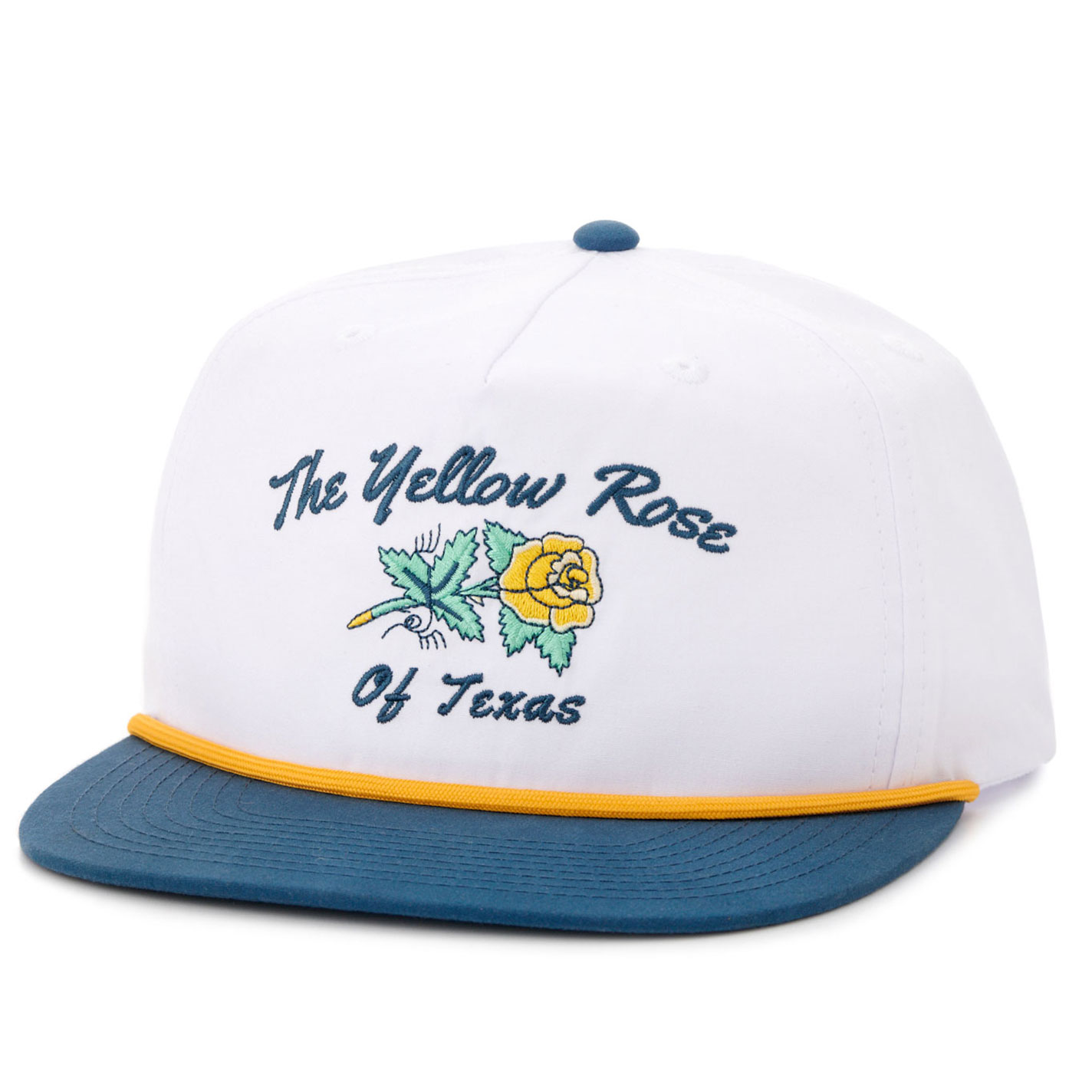 Whiskey Bent Hat Co. Men's Yellow Rose of Texas Embroidered Cap - Image 1