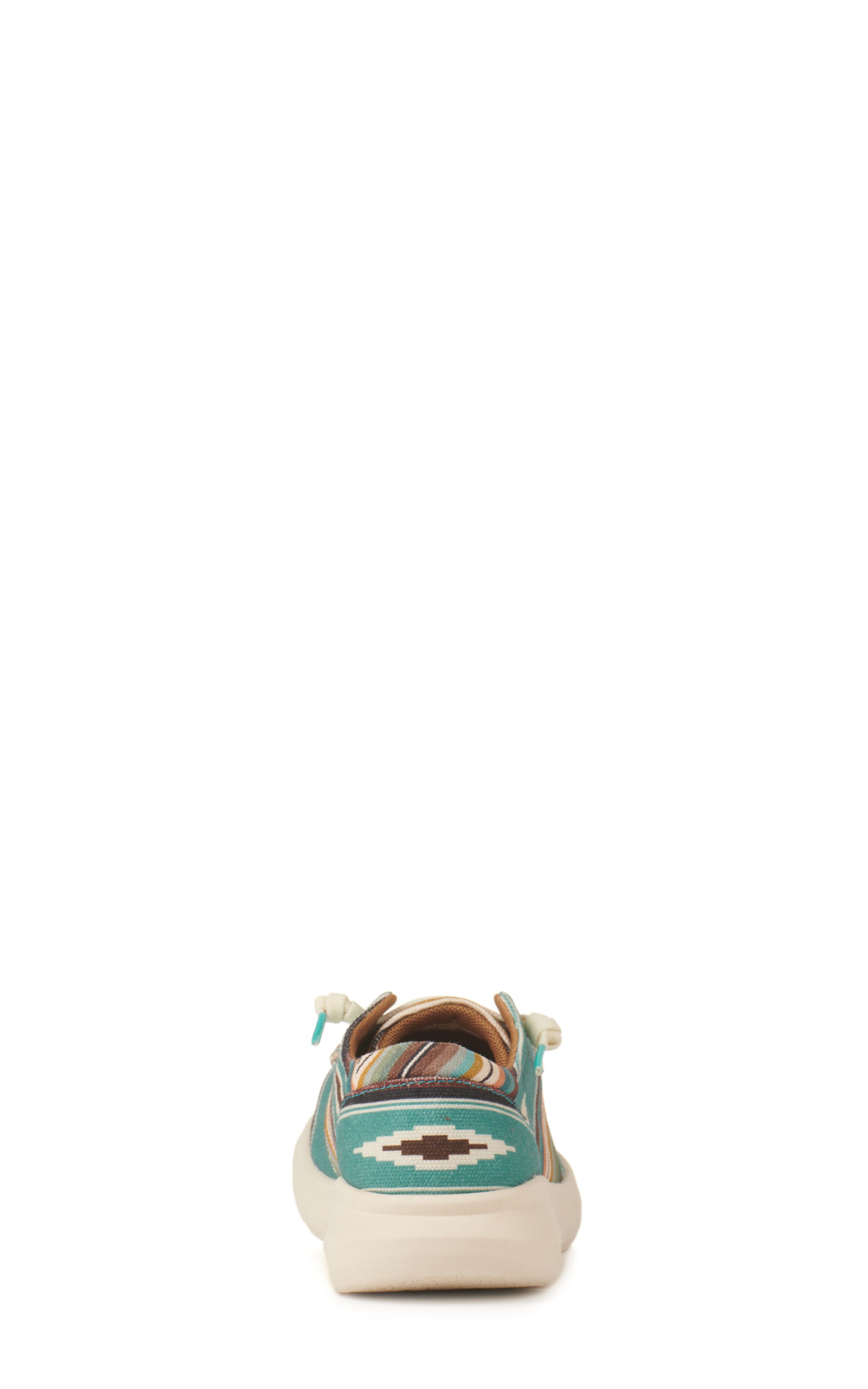 Ariat Hilo Women's Turquoise Serape Print Canvas Lace Up Casual Shoes - Image 1