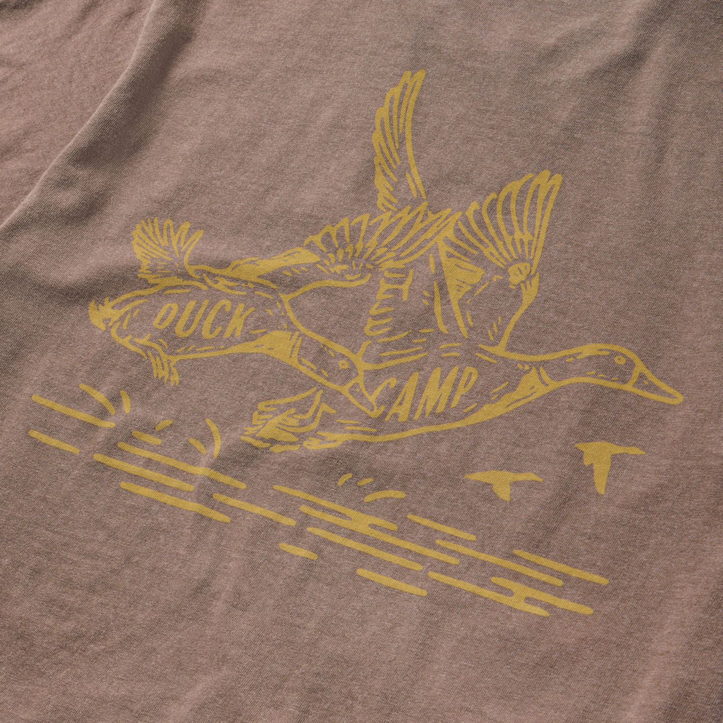 Duck Camp Men's Pin Oak Flight of the Mallards Logo T-Shirt - Image 1
