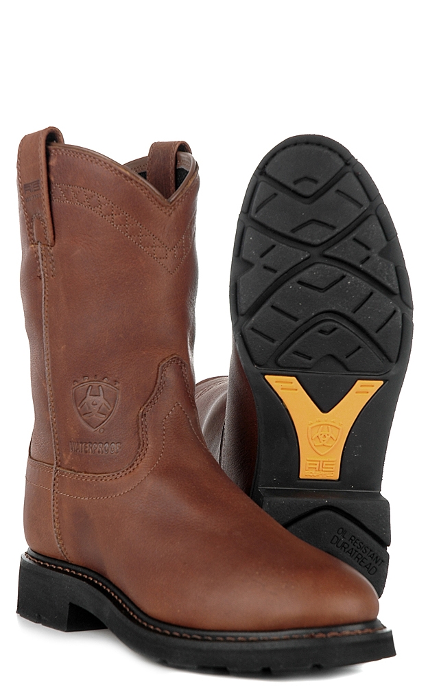 Ariat Men's Sierra Sunshine Wildcat Round Toe Work Boots - Image 1