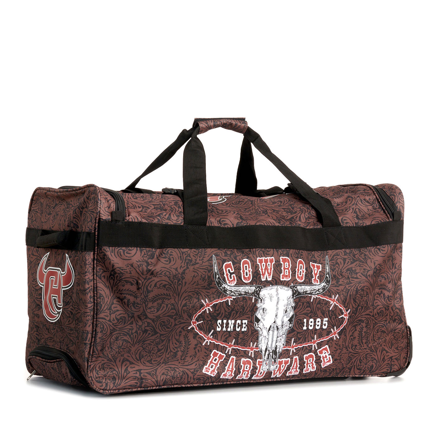 Cowboy Hardware Brown Floral Tooled Print 30\