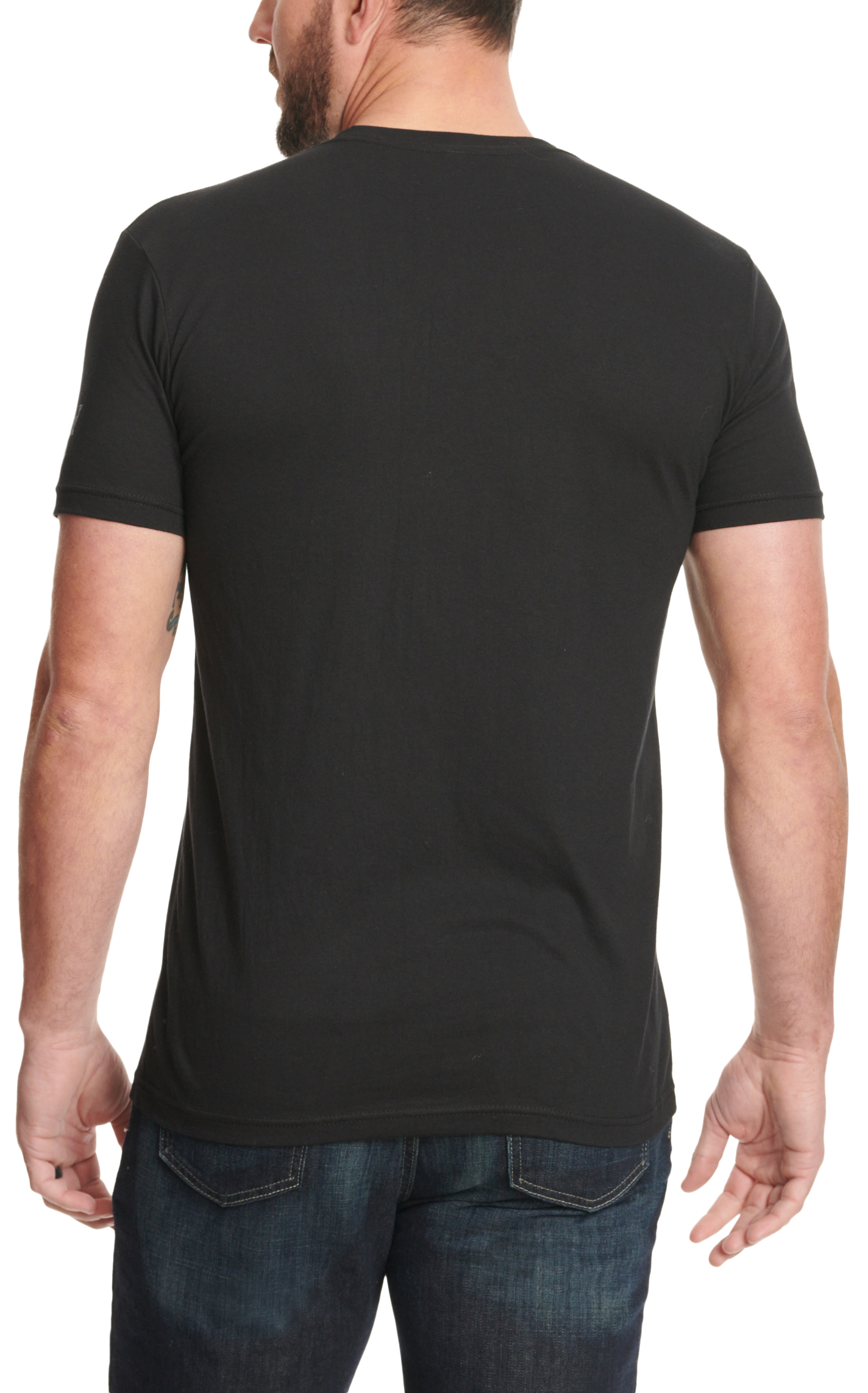 Red Dirt Hat Co. Men's Black Buddy Logo Graphic T-Shirt - Image 1