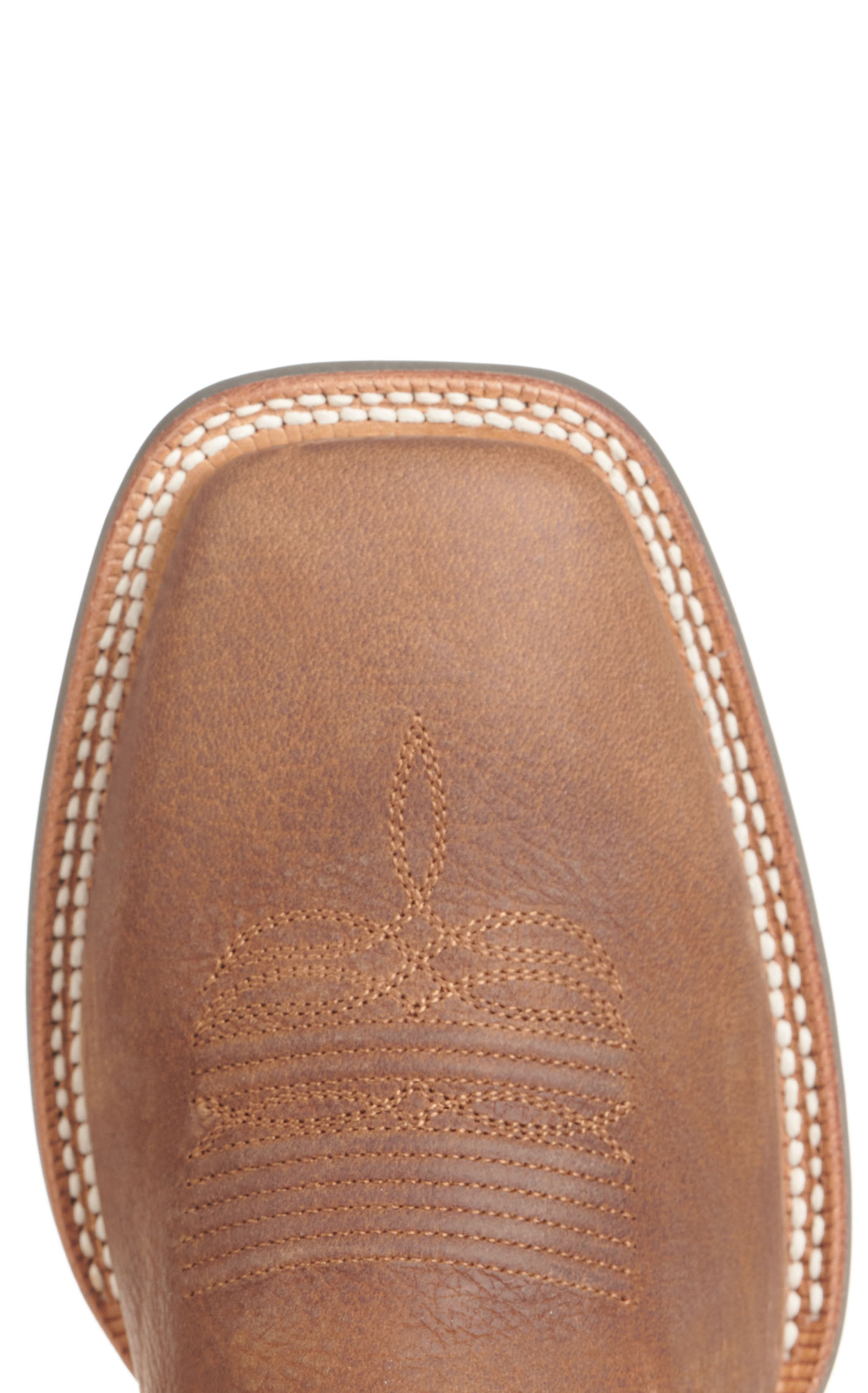 Ariat Men's Hudson Brown and Blue Wide Square Toe Cowboy Boots - Image 1