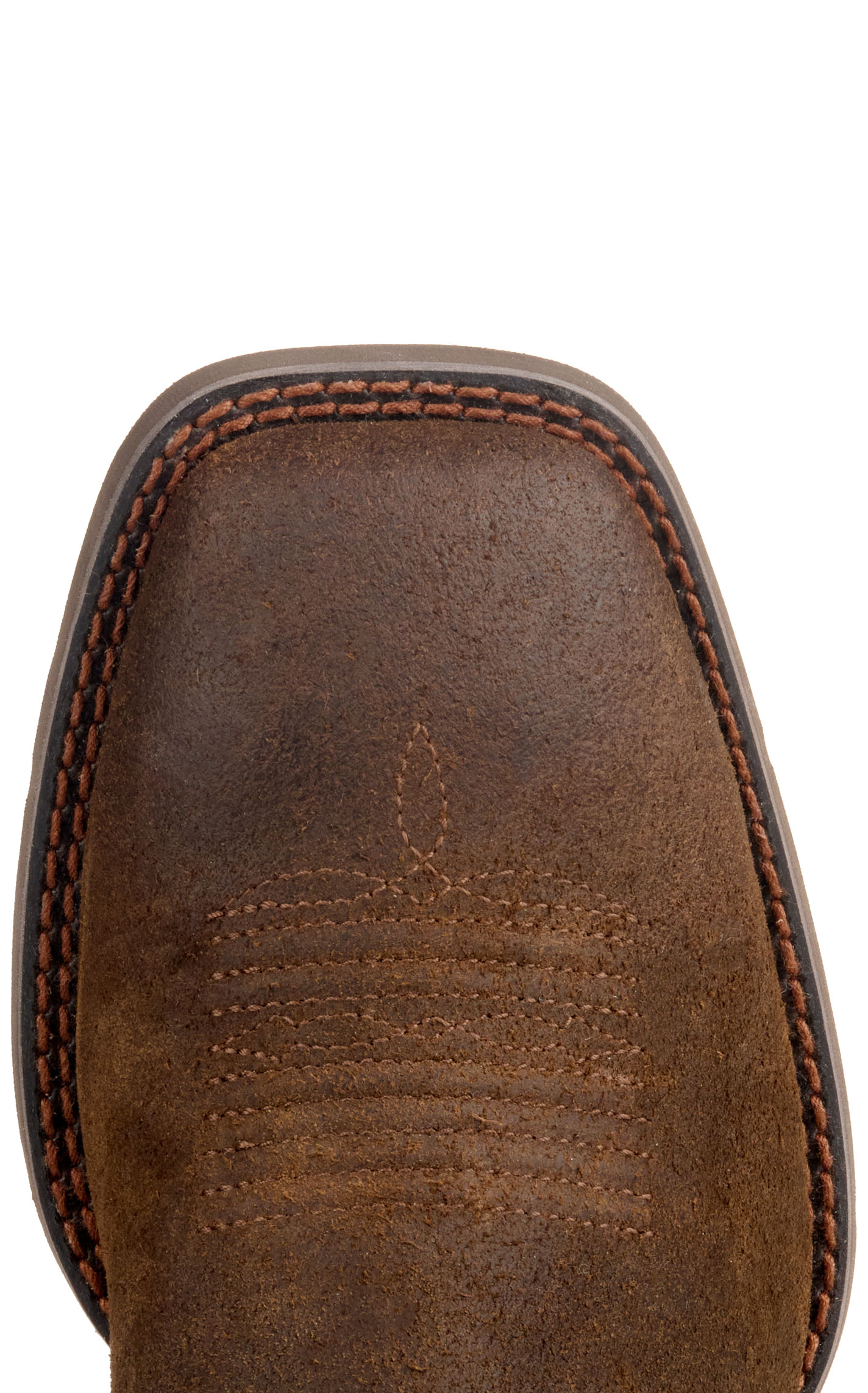 Ariat Men's Aged Smokehouse Roughout Wide Square Toe Cowboy Boots - Image 1