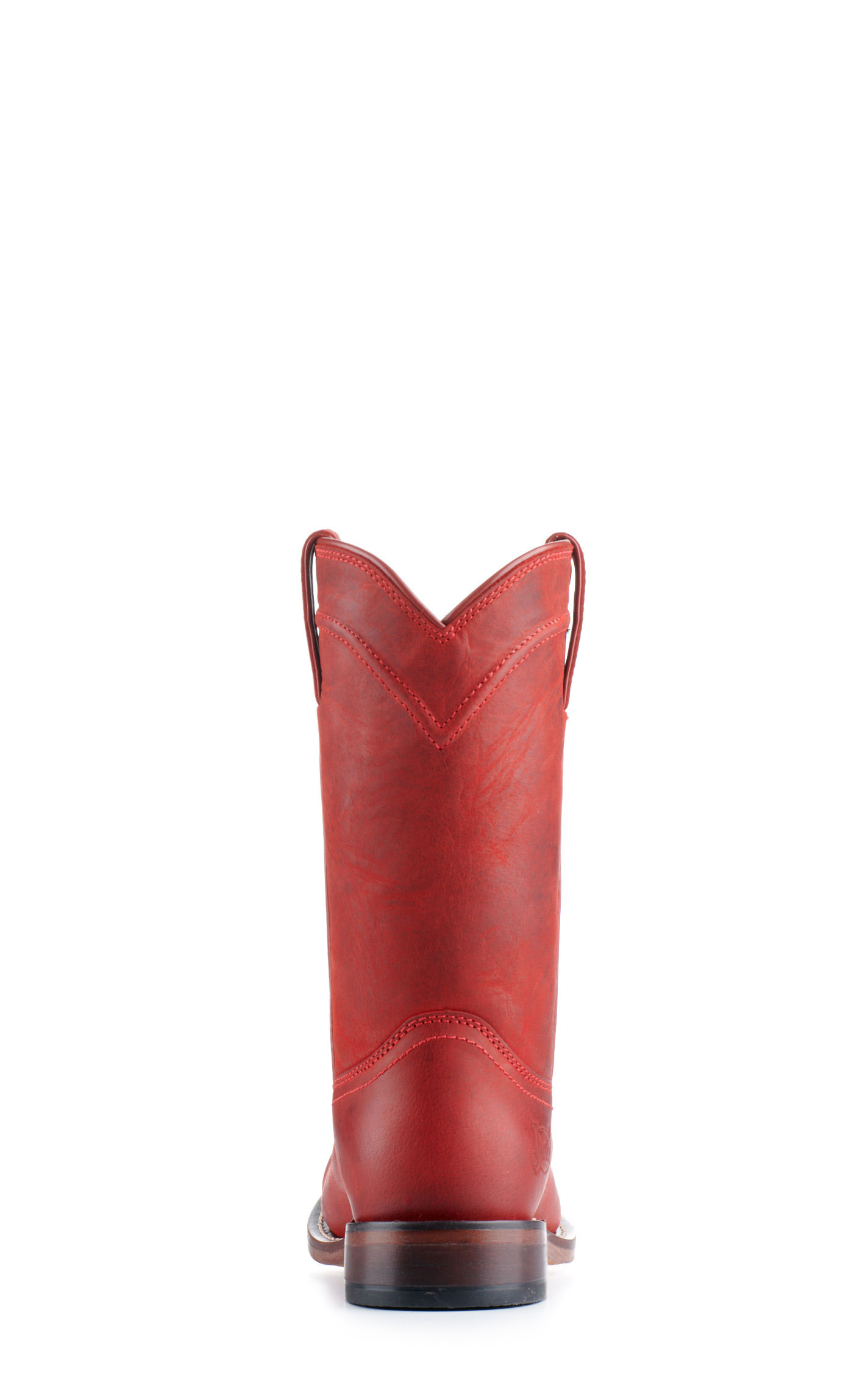 Justin Women's Holland Red Round Toe Roper Cowboy Boots - Image 1
