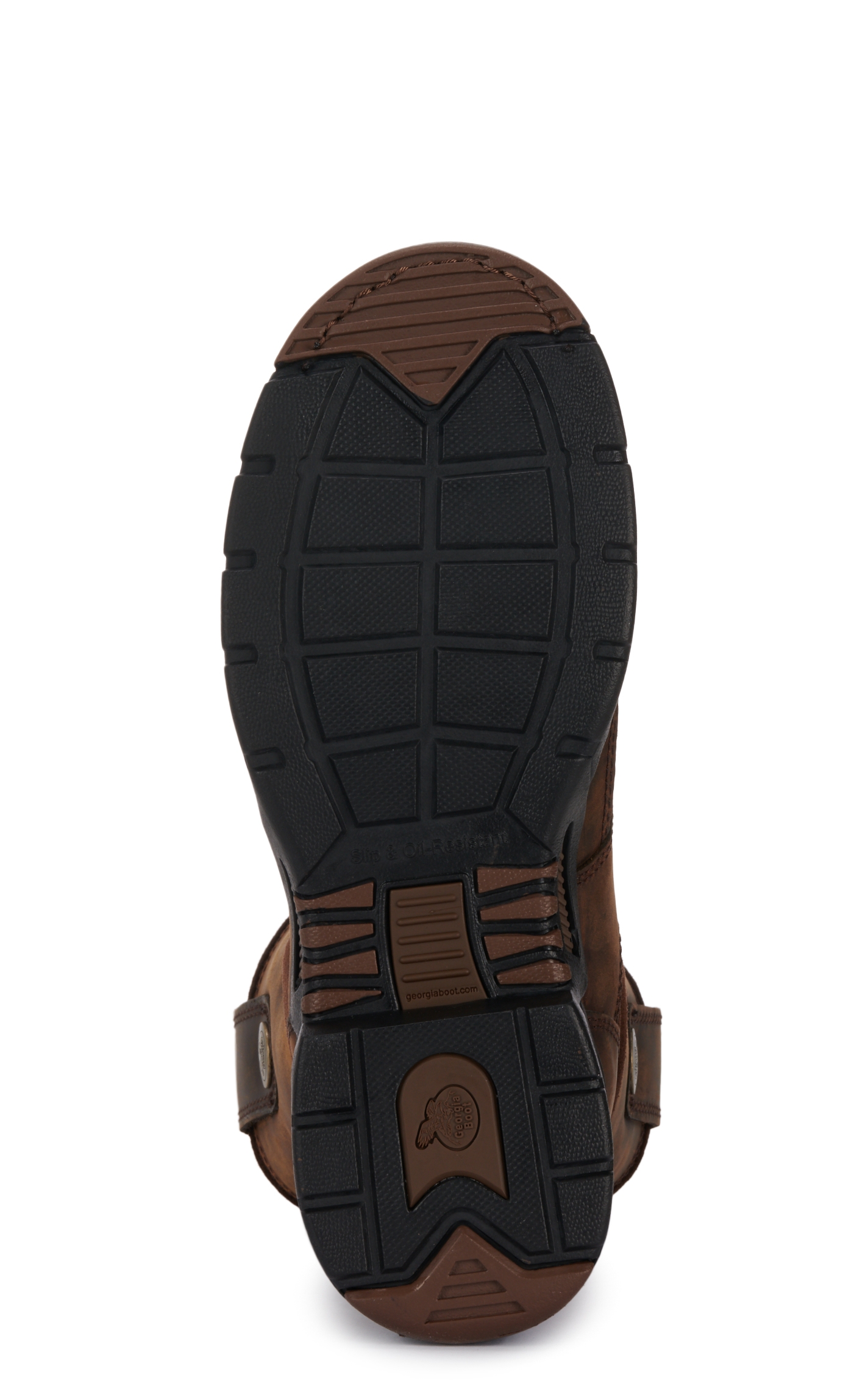 Georgia Men's Athens Brown Waterproof Wellington Moc Toe Work Boot - Image 1